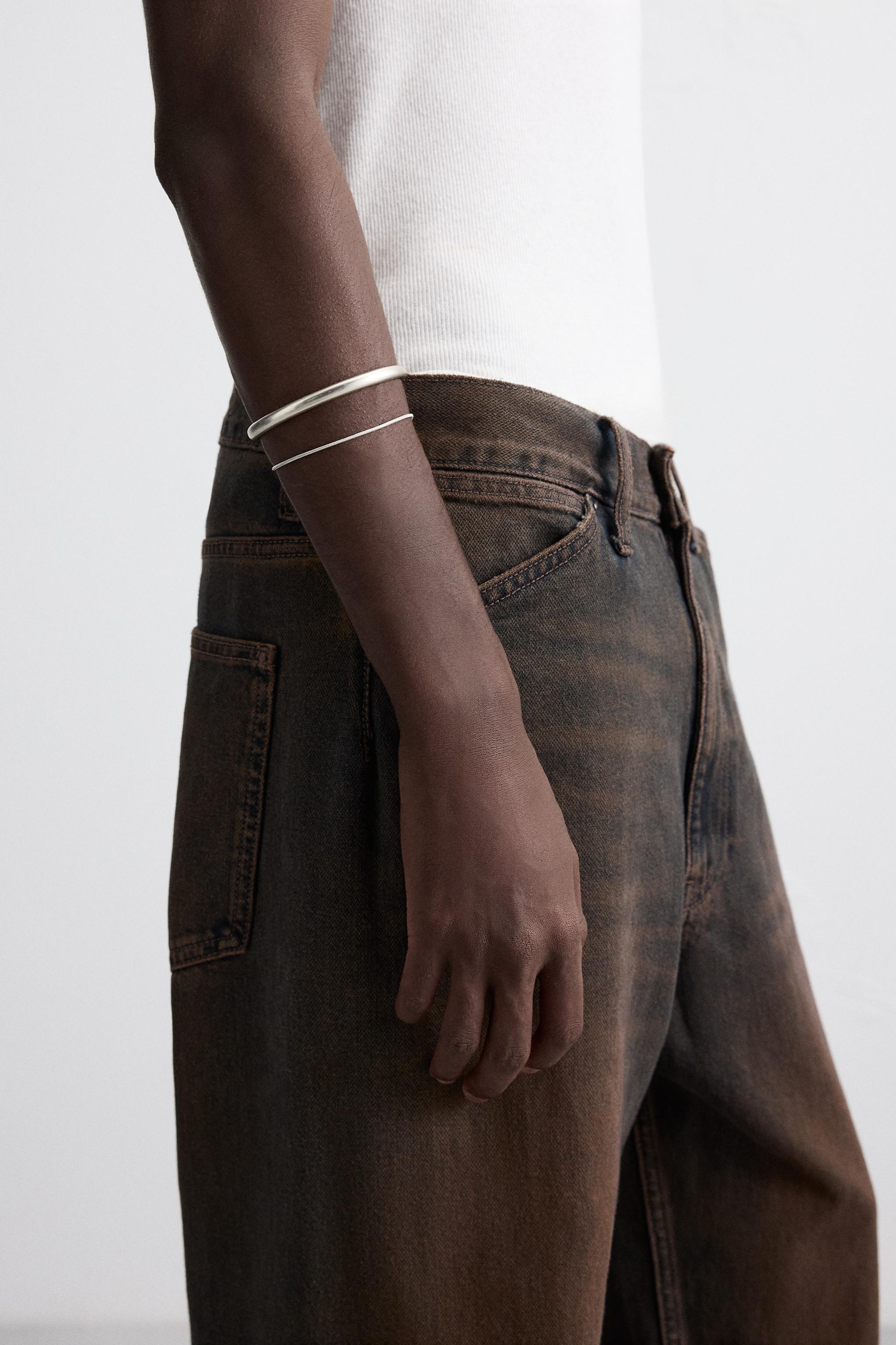 PACK OF 2 COMBINED METAL BRACELETS