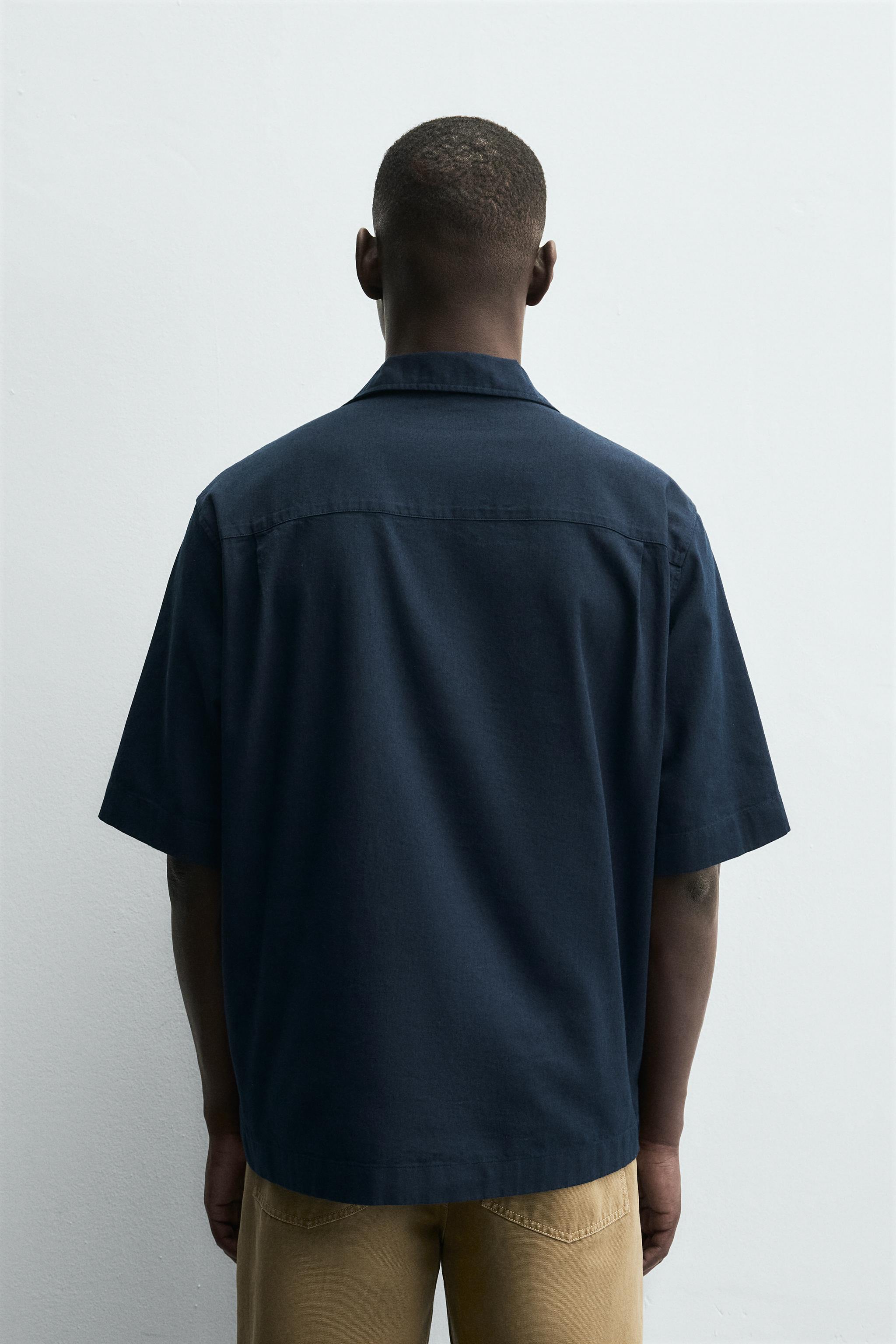COTTON-LINEN POLO SHIRT