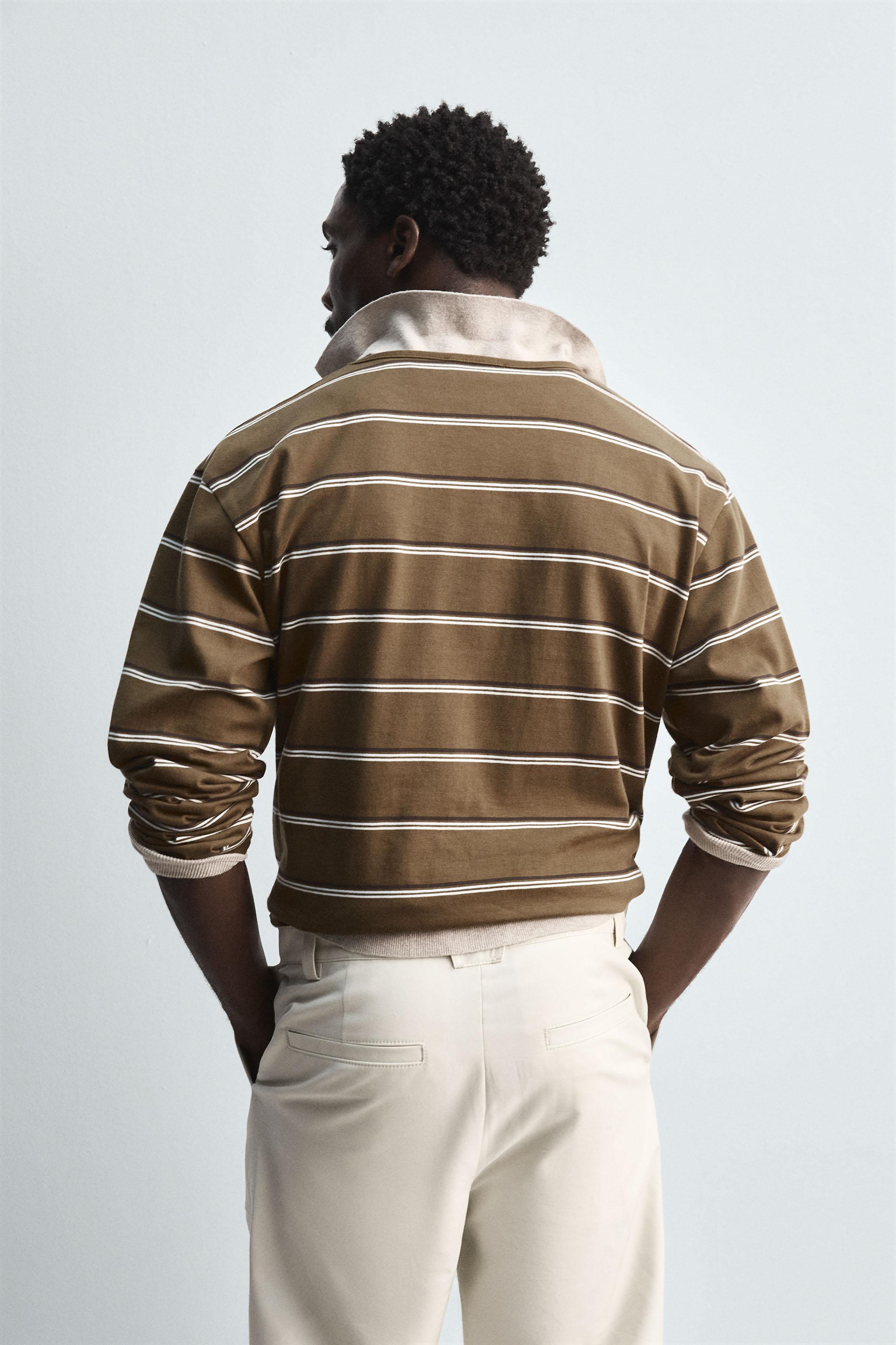 STRIPED JACQUARD T-SHIRT