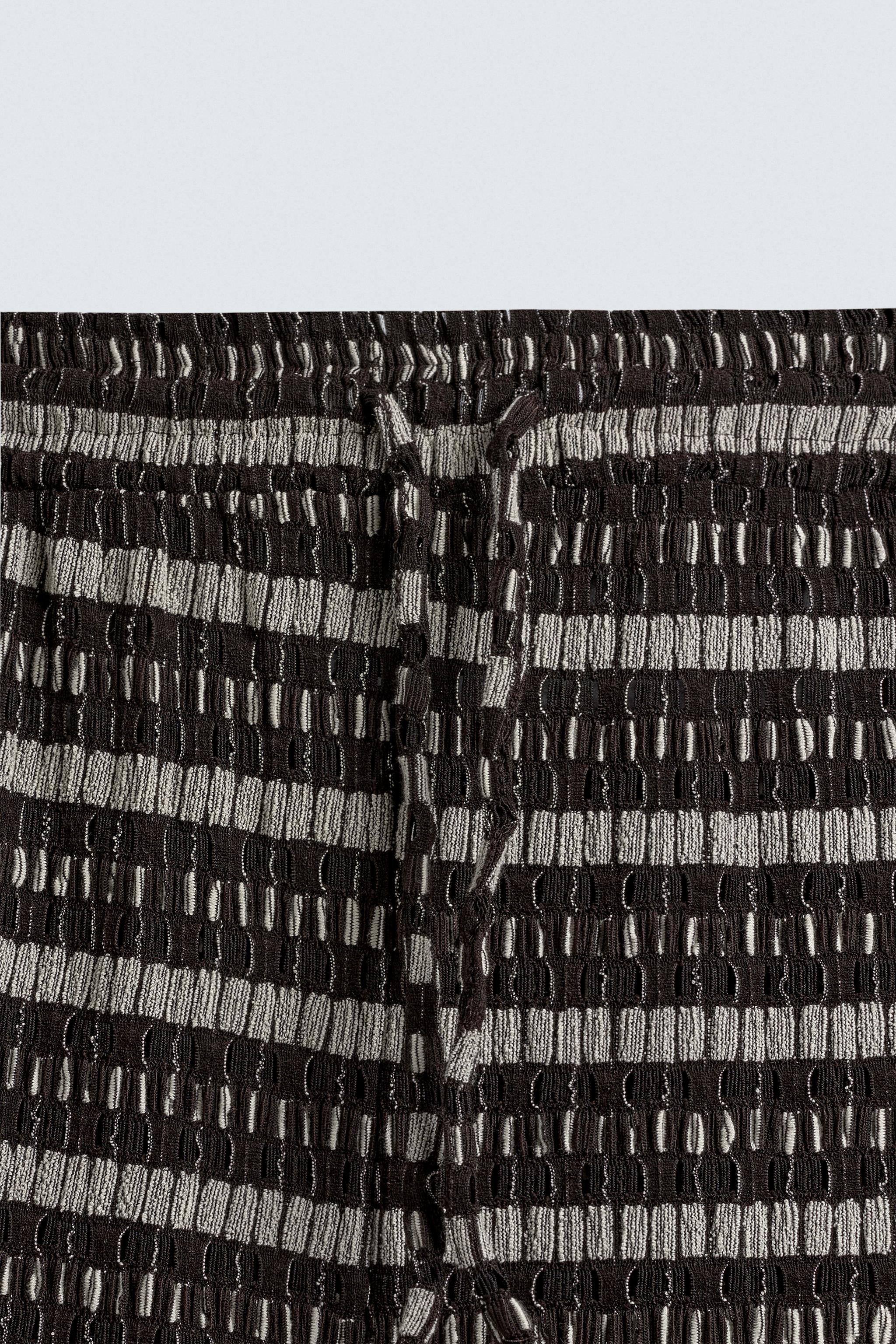 JACQUARD KNIT PANTS