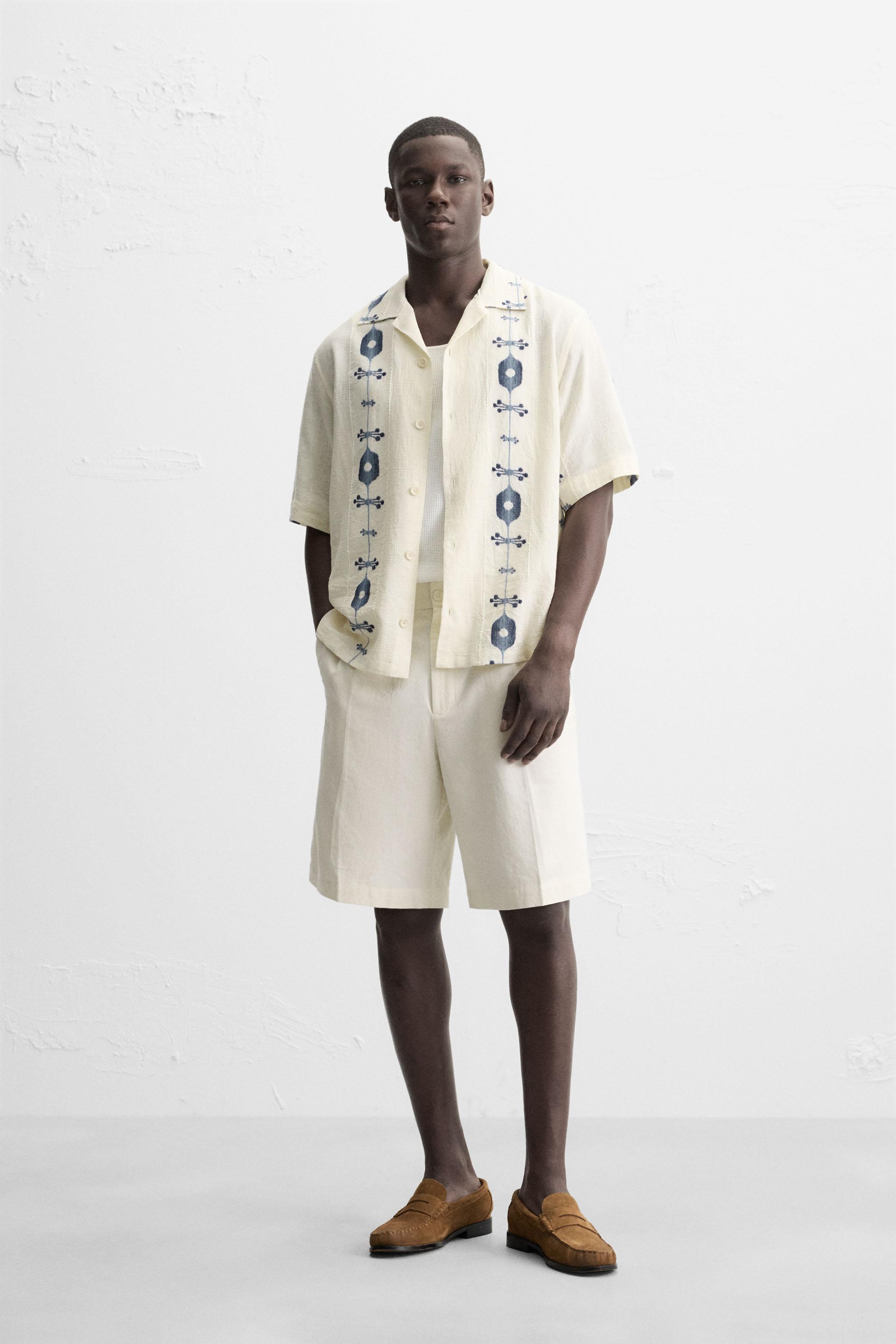 CONTRAST JACQUARD SHIRT