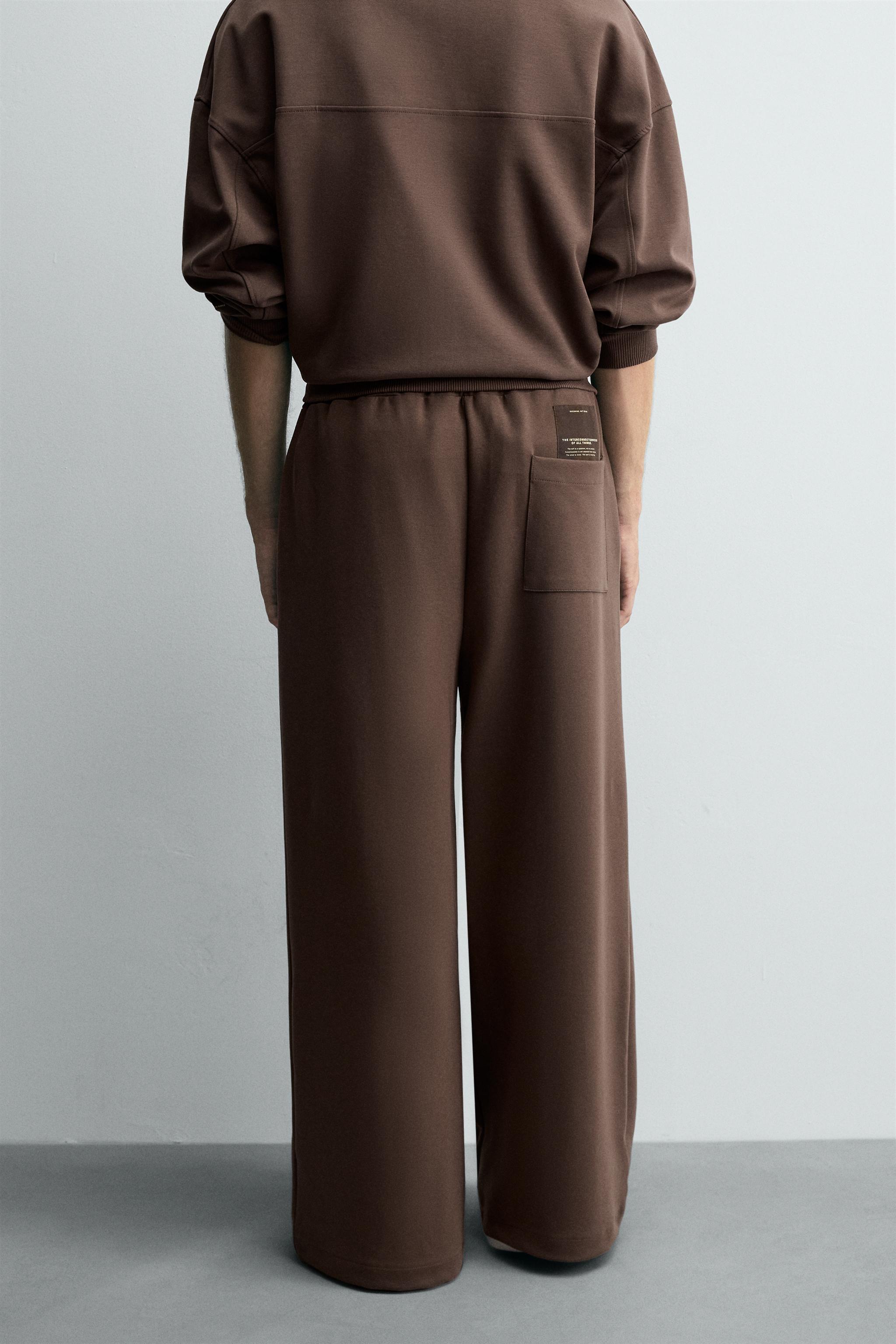 INTERLOCK PANTS WITH LABEL