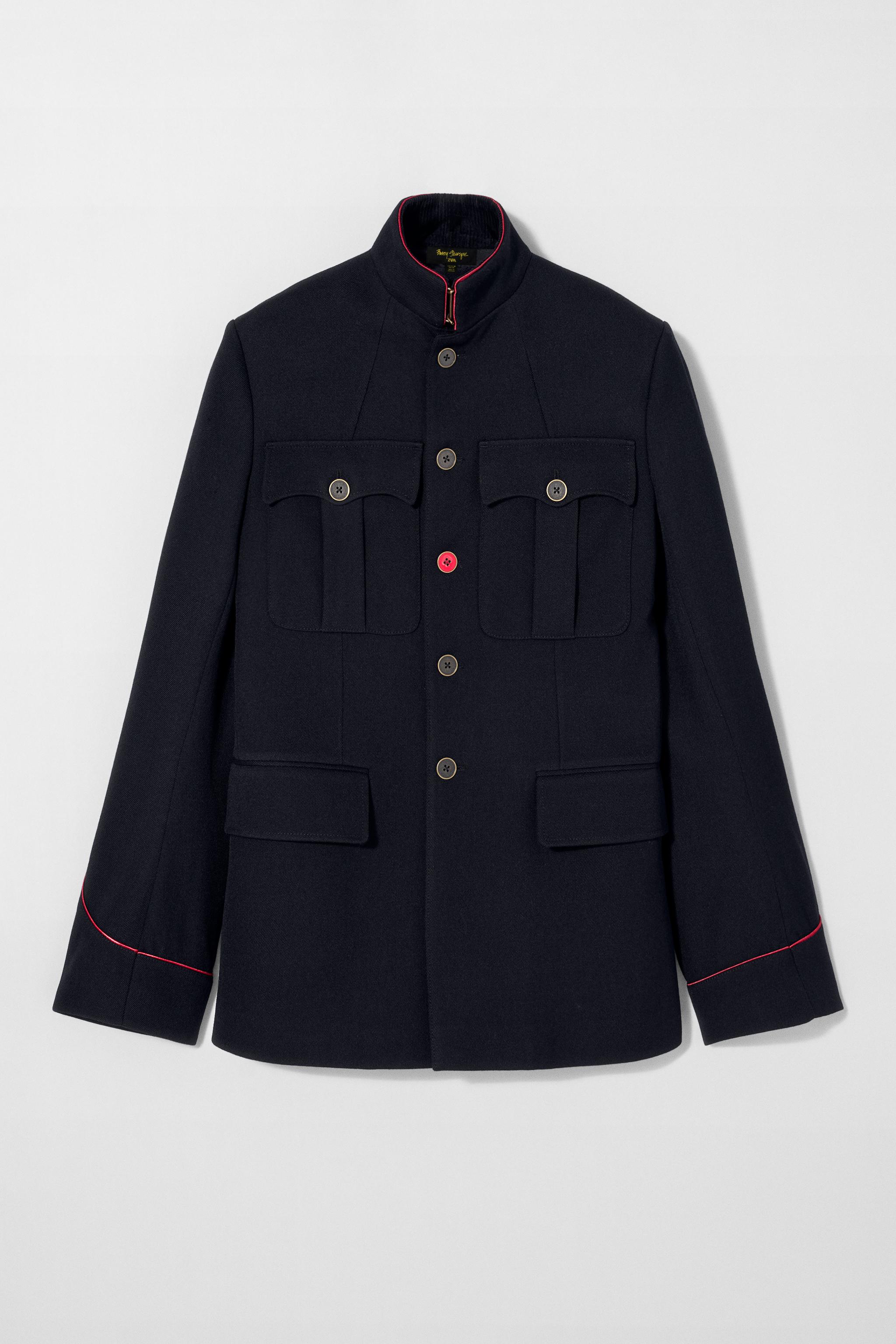 CONTRAST WOOL BLAZER BOBBY GILLESPIE X ZARA