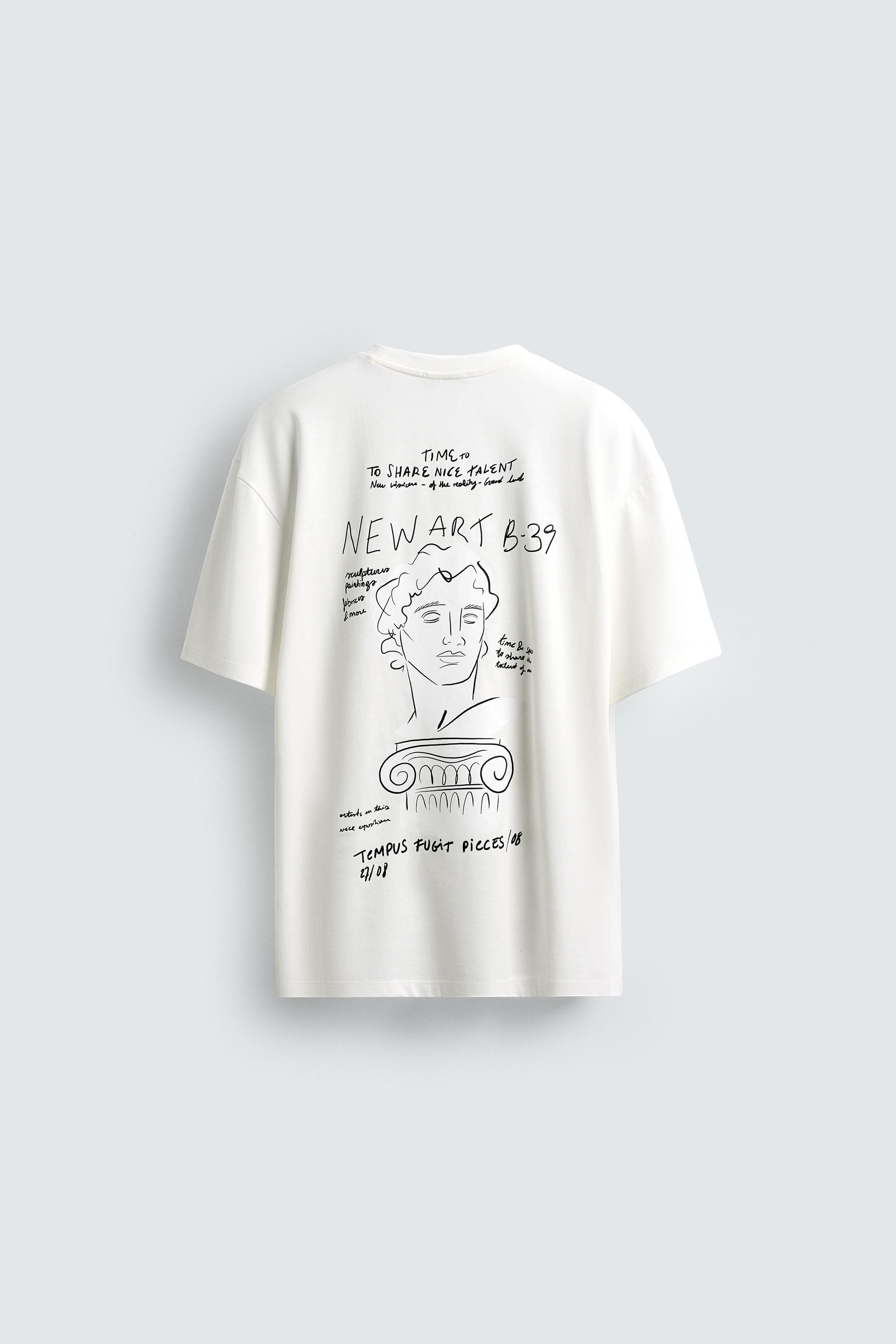 EMBROIDERED TEXT T-SHIRT