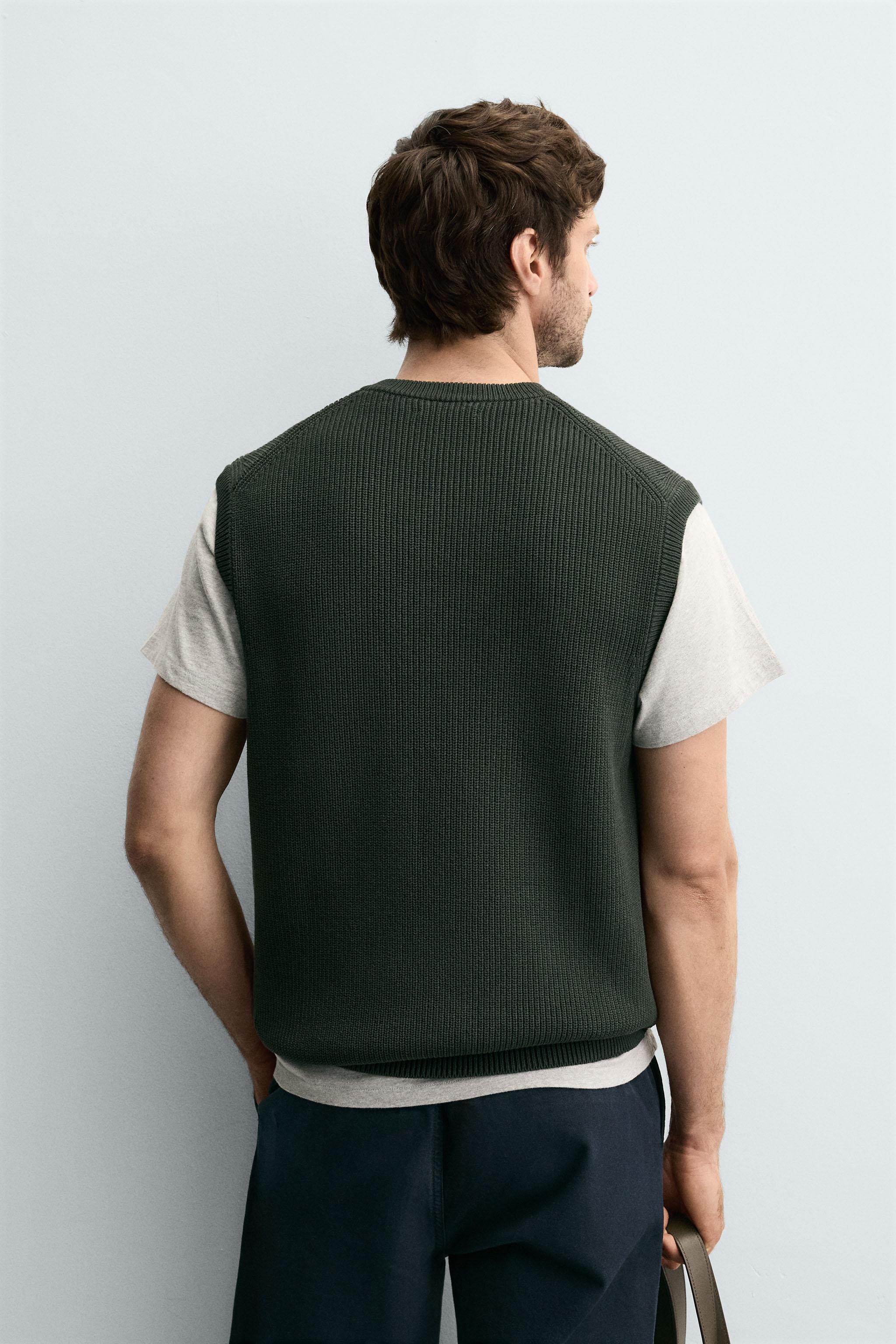 PURL KNIT VEST