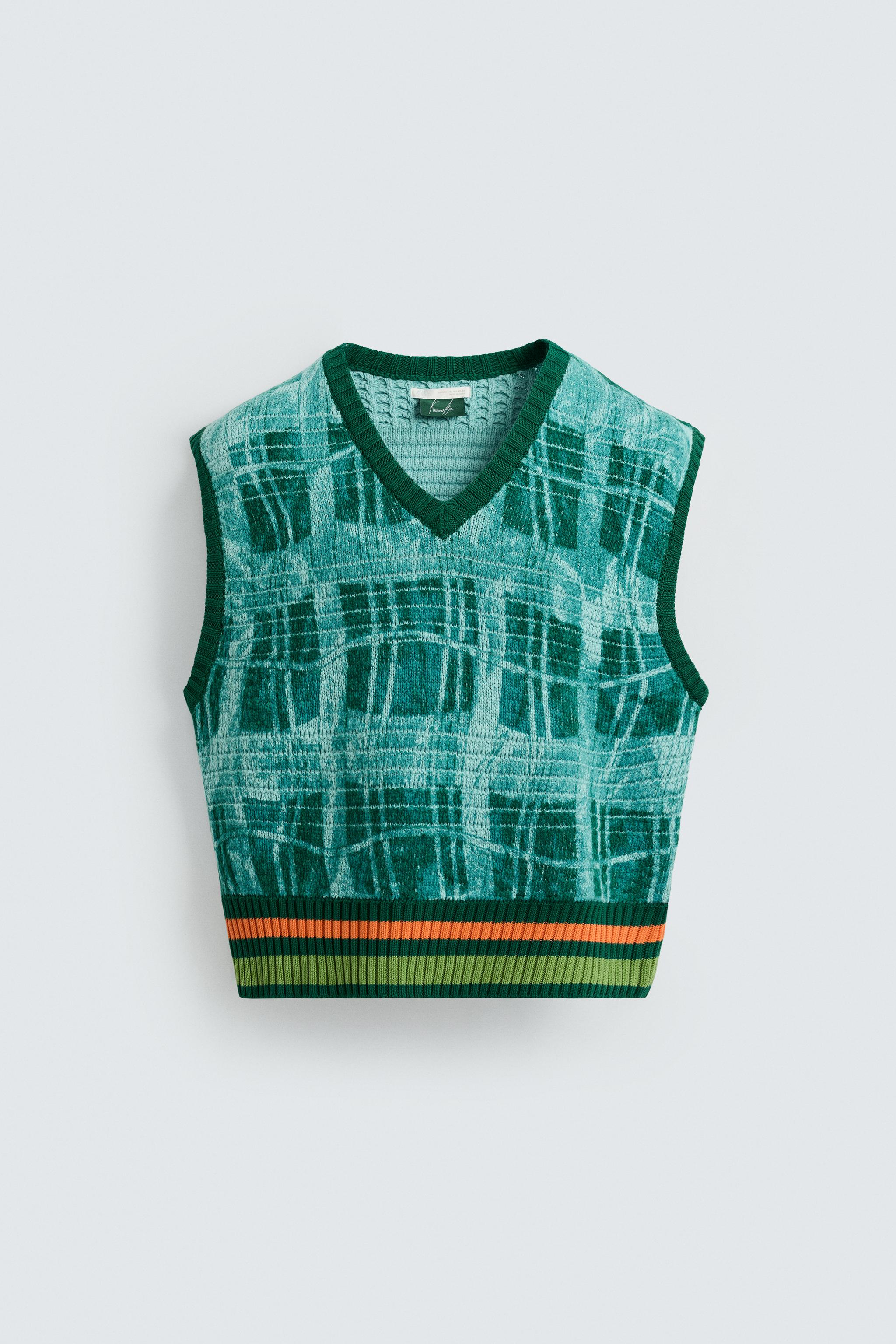 GRAPHIC PRINT KNIT VEST © OTIS KWAME KYE QUAICOE