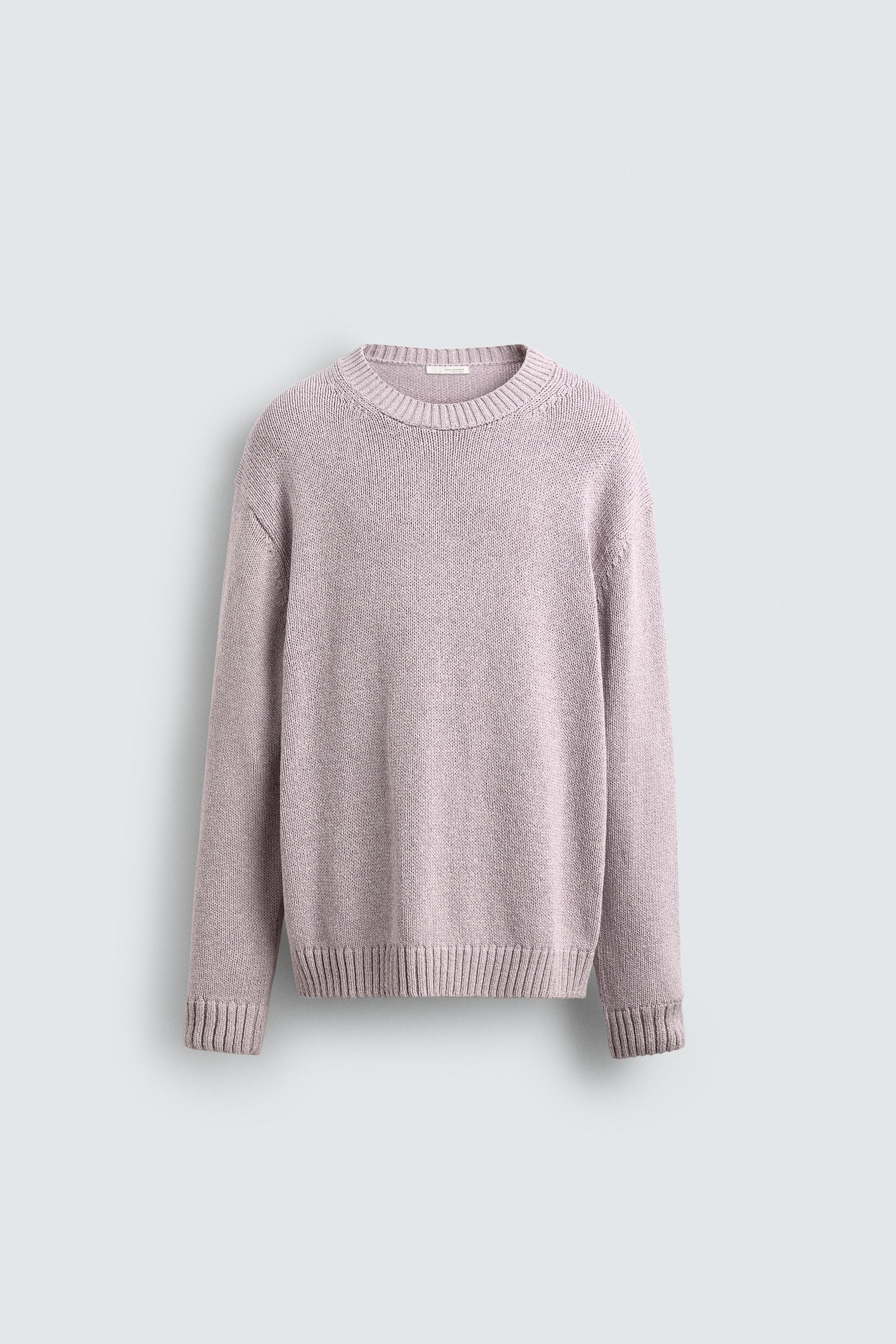 TEXTURED KNIT SWEATER