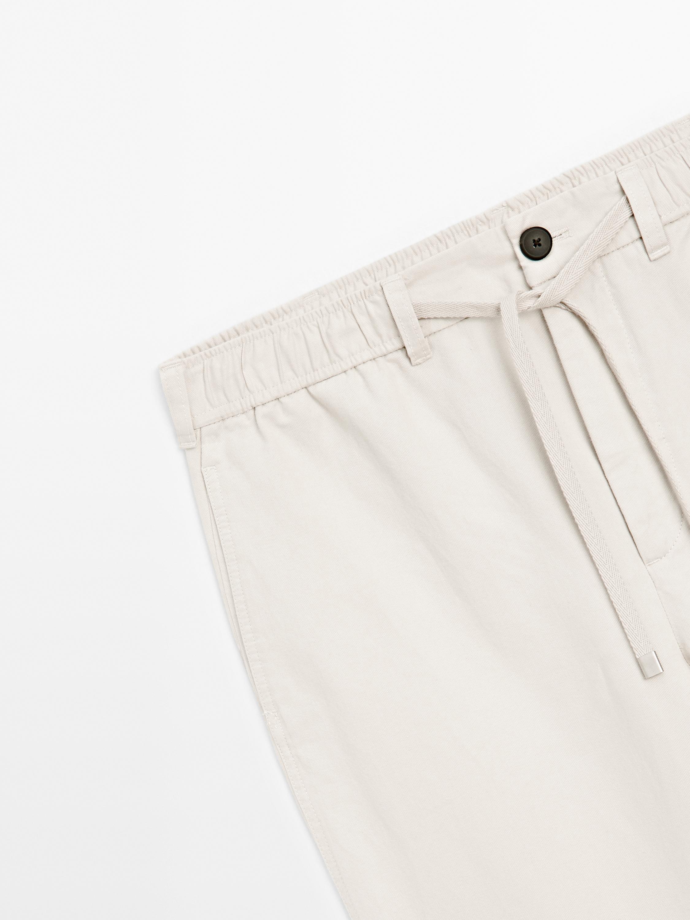 Cotton blend joggers