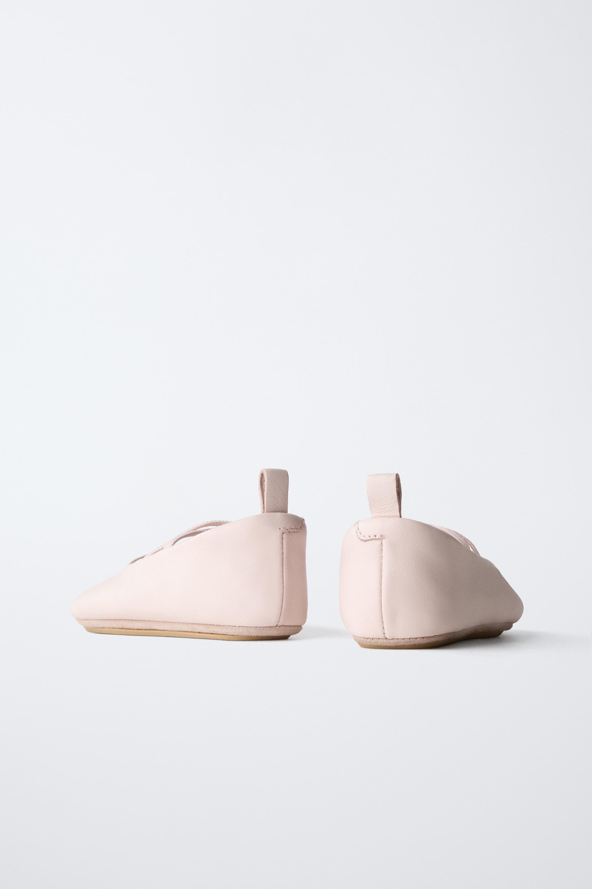 LEATHER BALLET FLATS