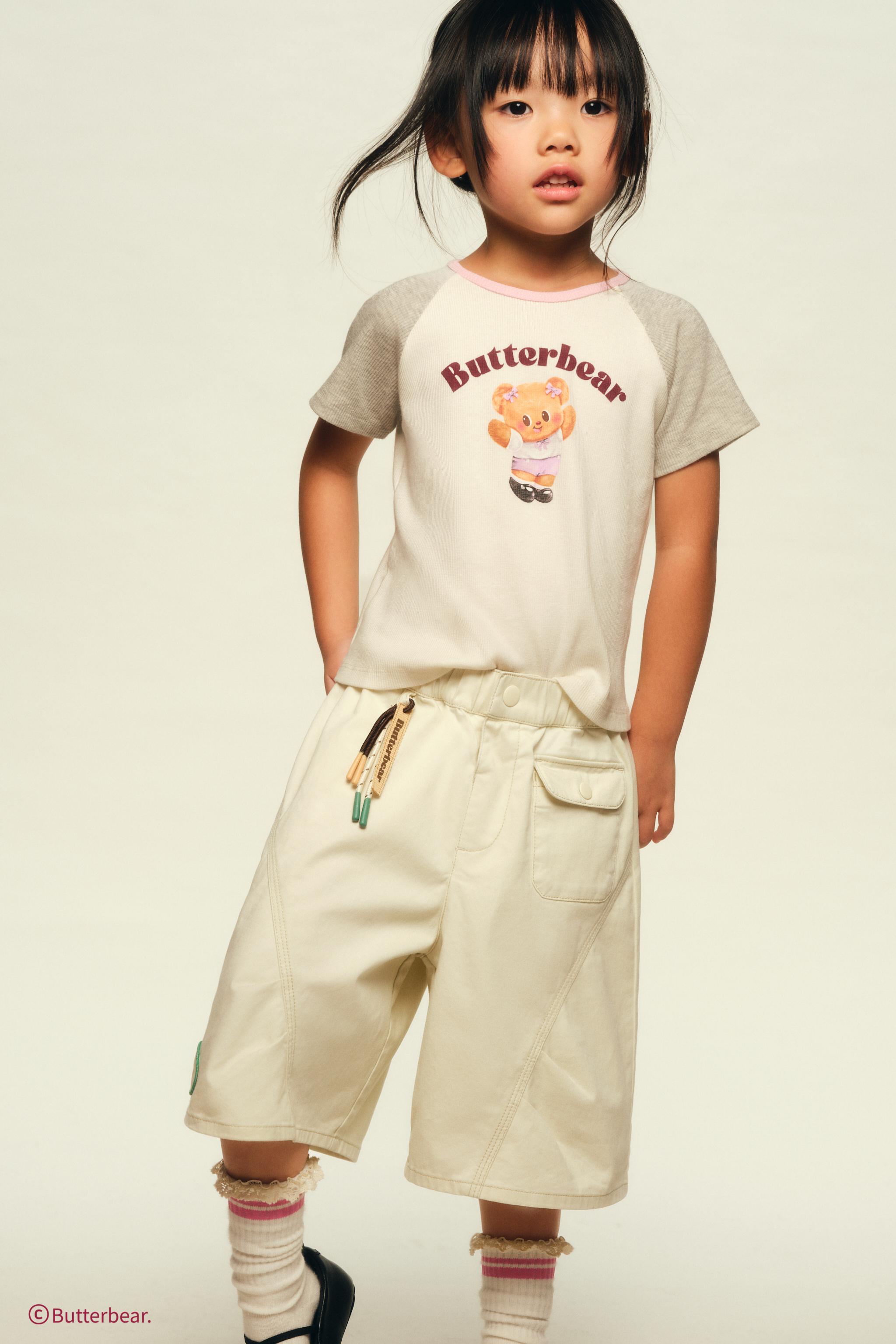 BUTTERBEAR © RAGLAN SLEEVE T-SHIRT