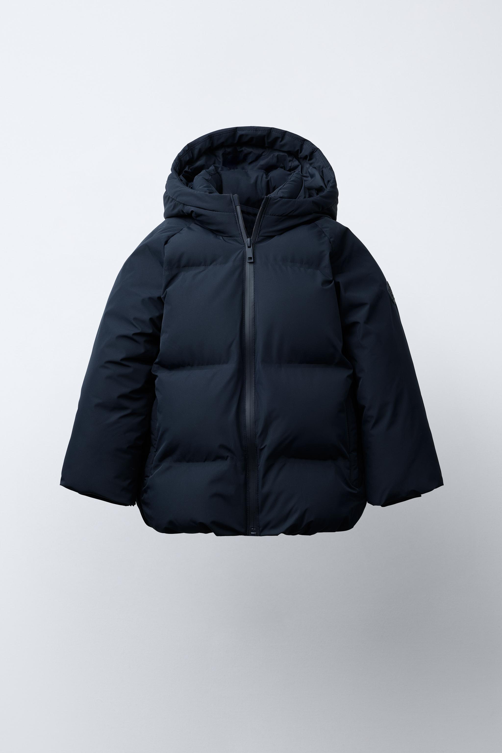 WATER REPELLENT HOODED PUFFER JACKET