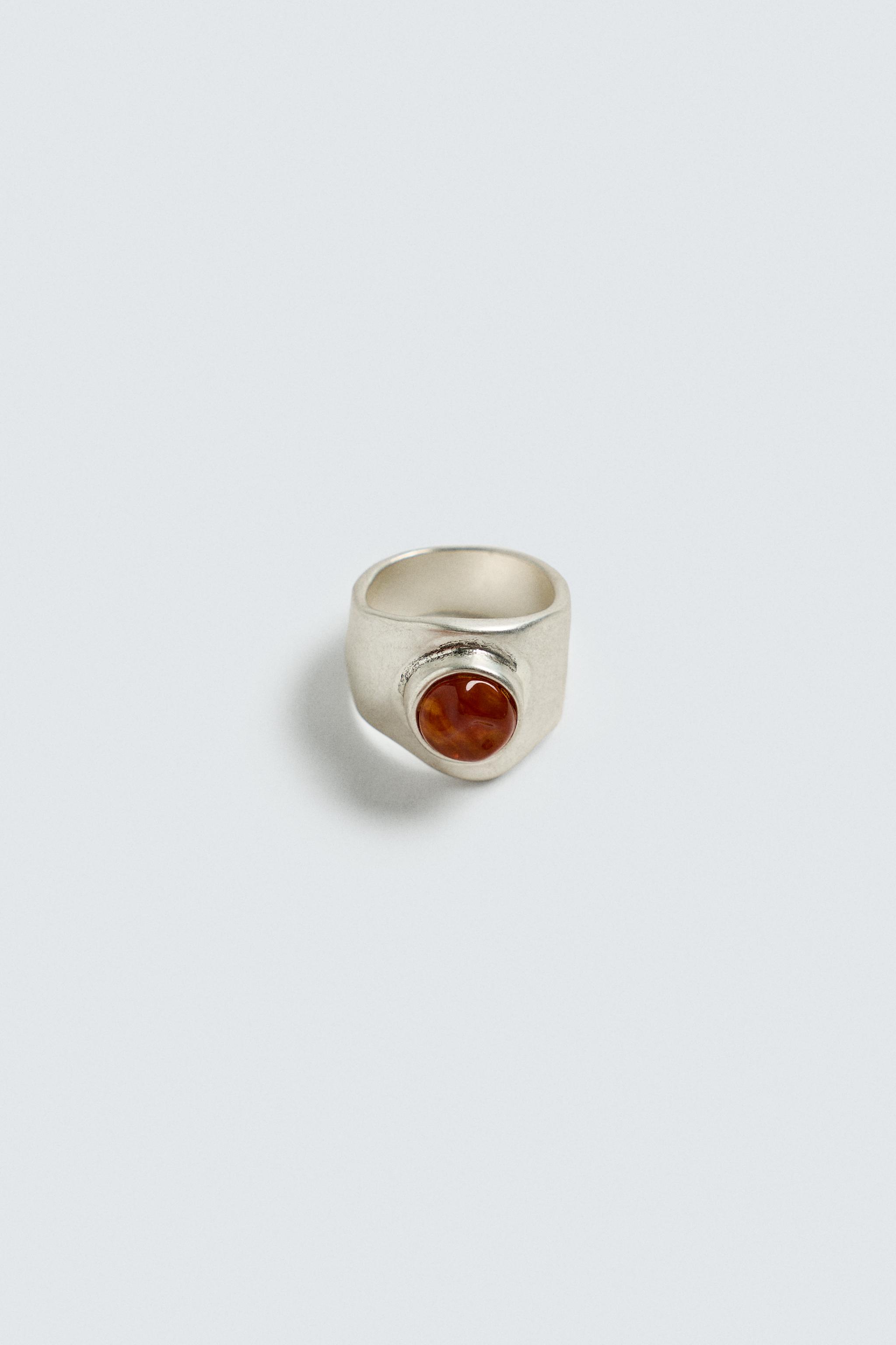CONTRAST SIGNET RING