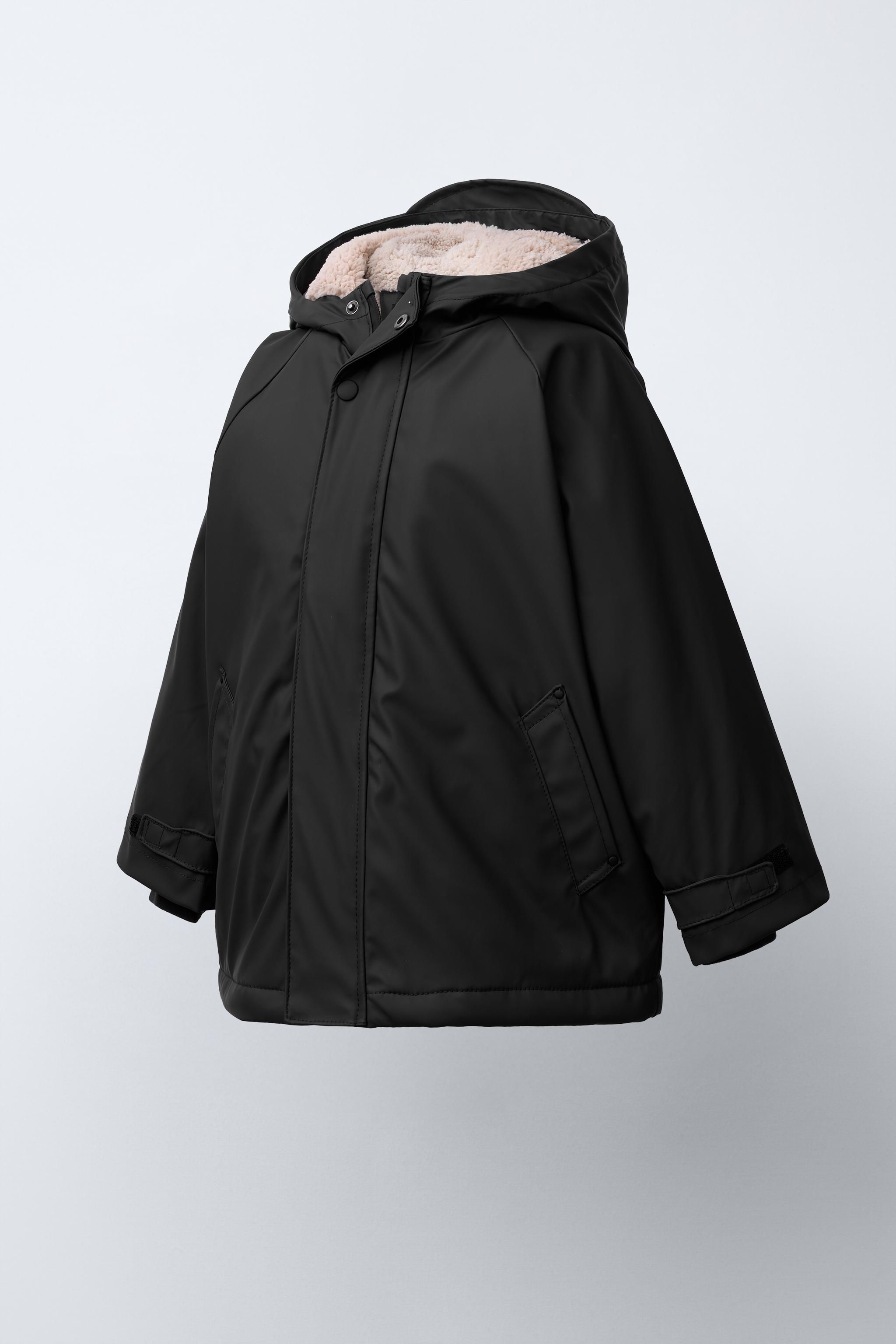 WATER REPELLENT COATED SHERPA JACKET