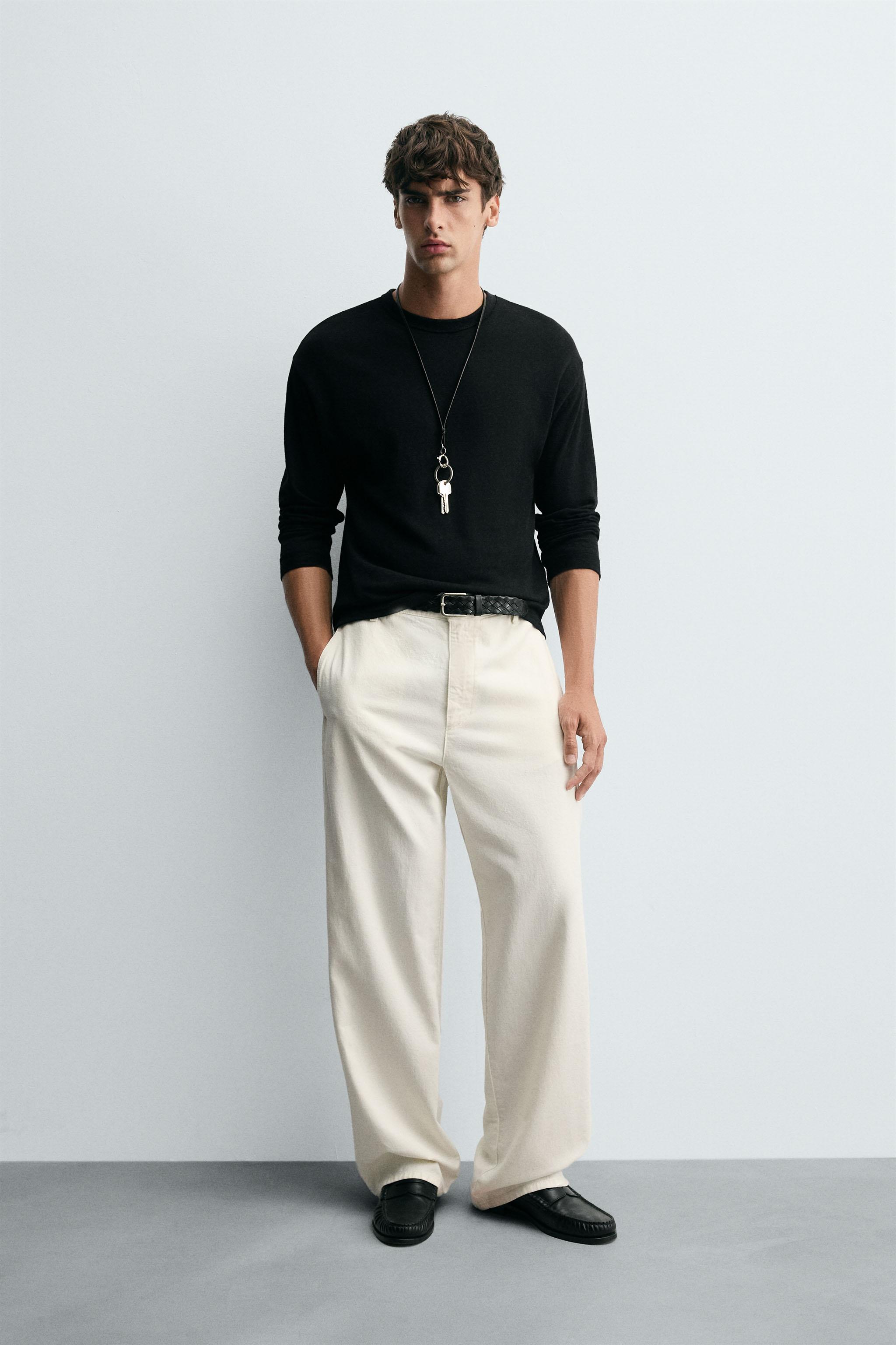 COTTON HEMP CHINO PANTS