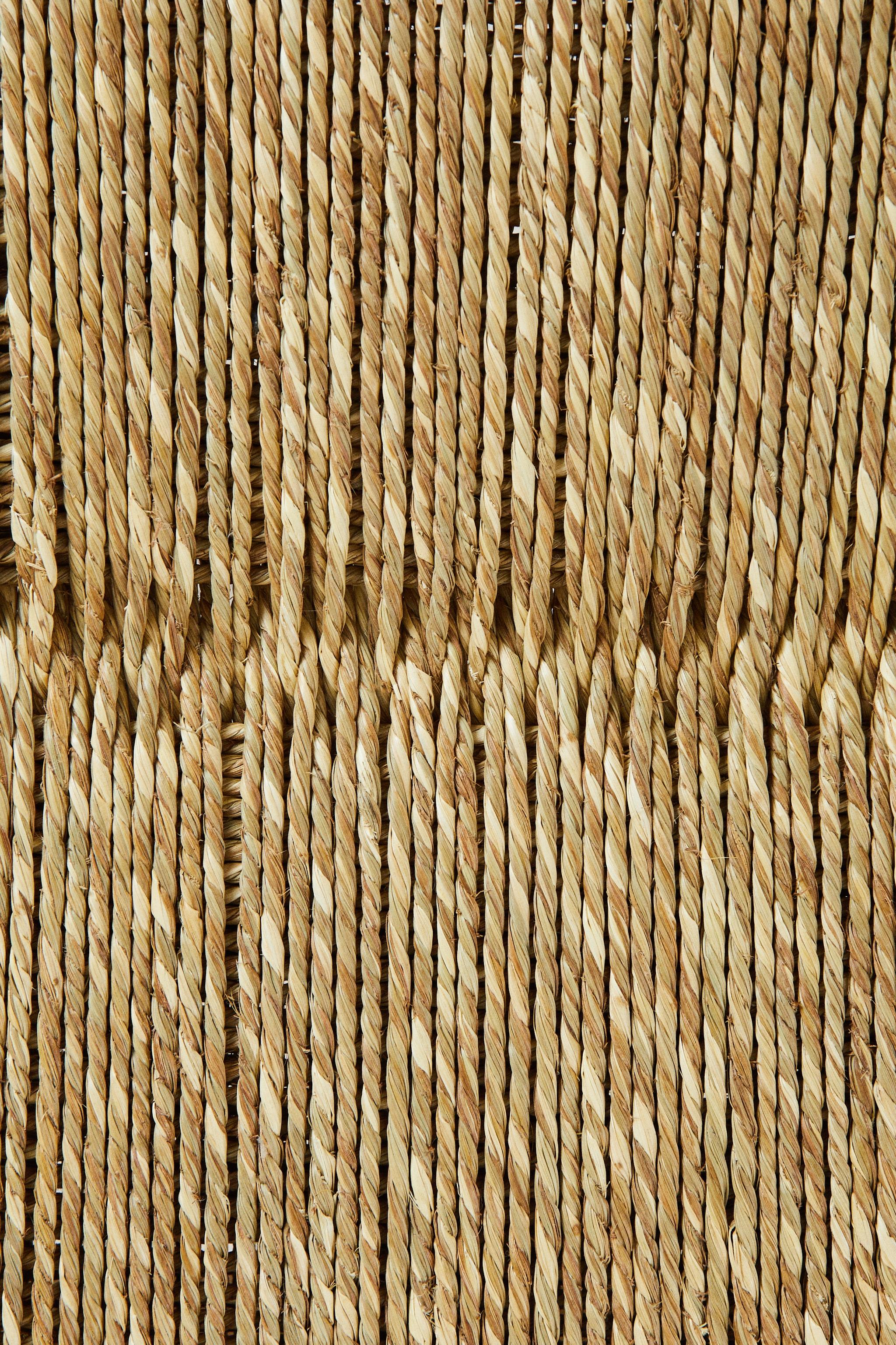 ASH WOOD AND SEAGRASS BENCH