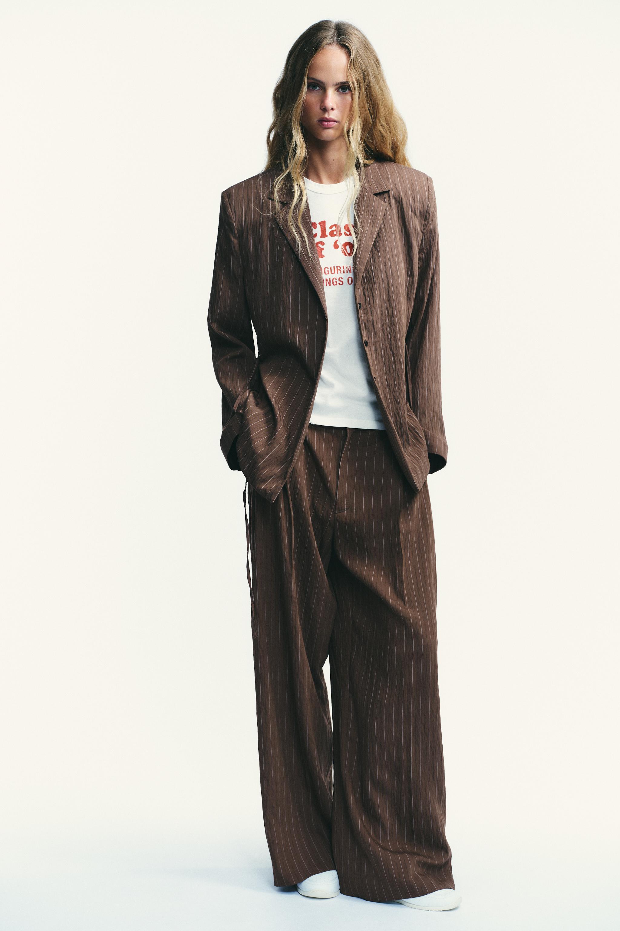 DOUBLE PLEAT FLAP PANTS