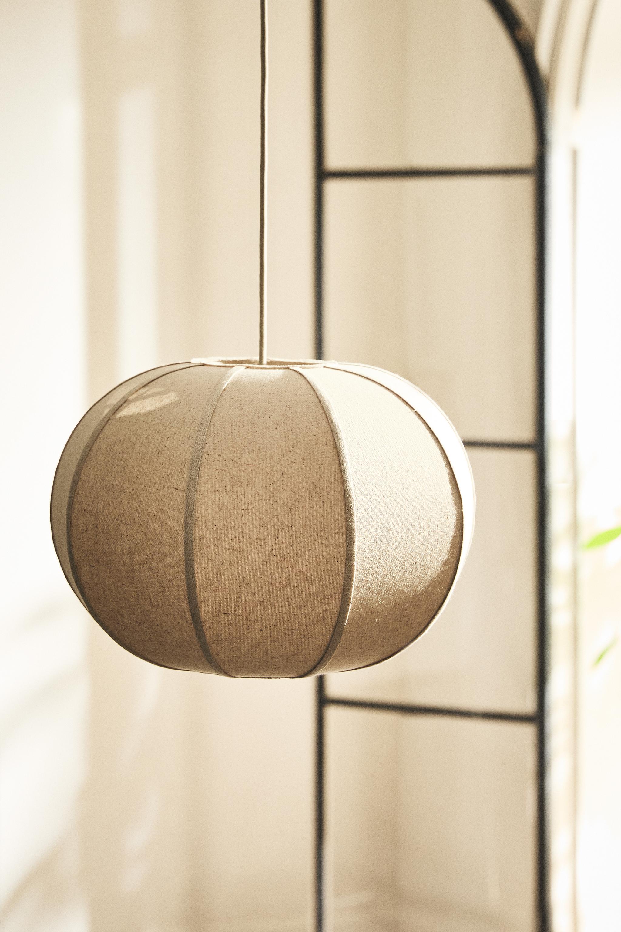 SMALL LINEN PENDANT LAMP