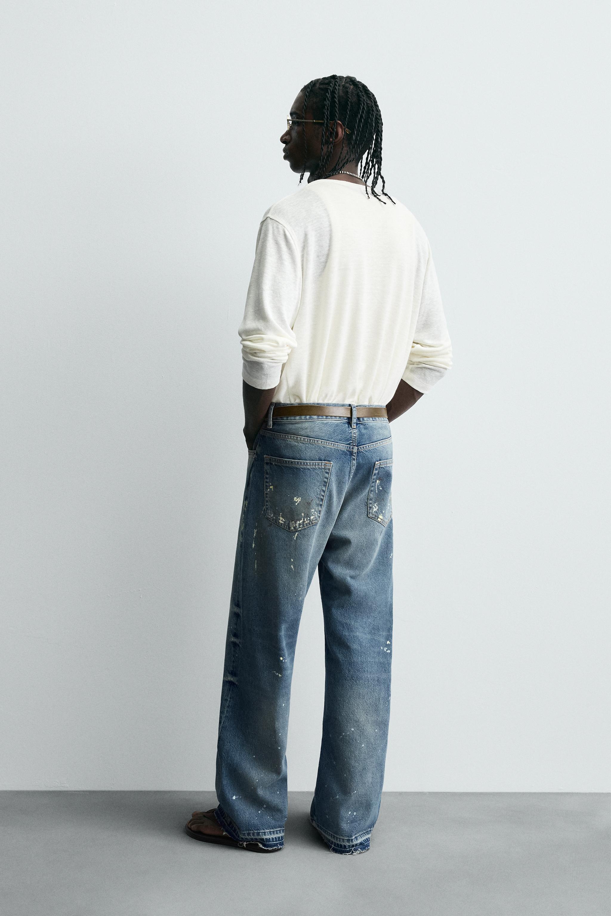 SPLATTER LOOSE FIT JEANS