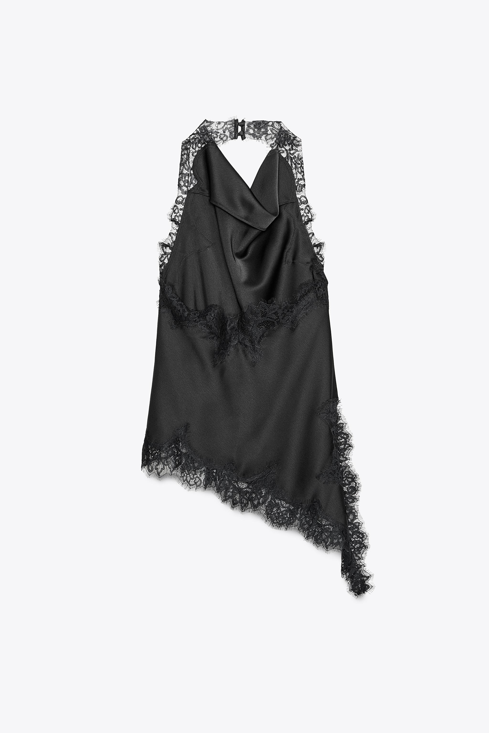 ZW COLLECTION LACE HALTER TOP