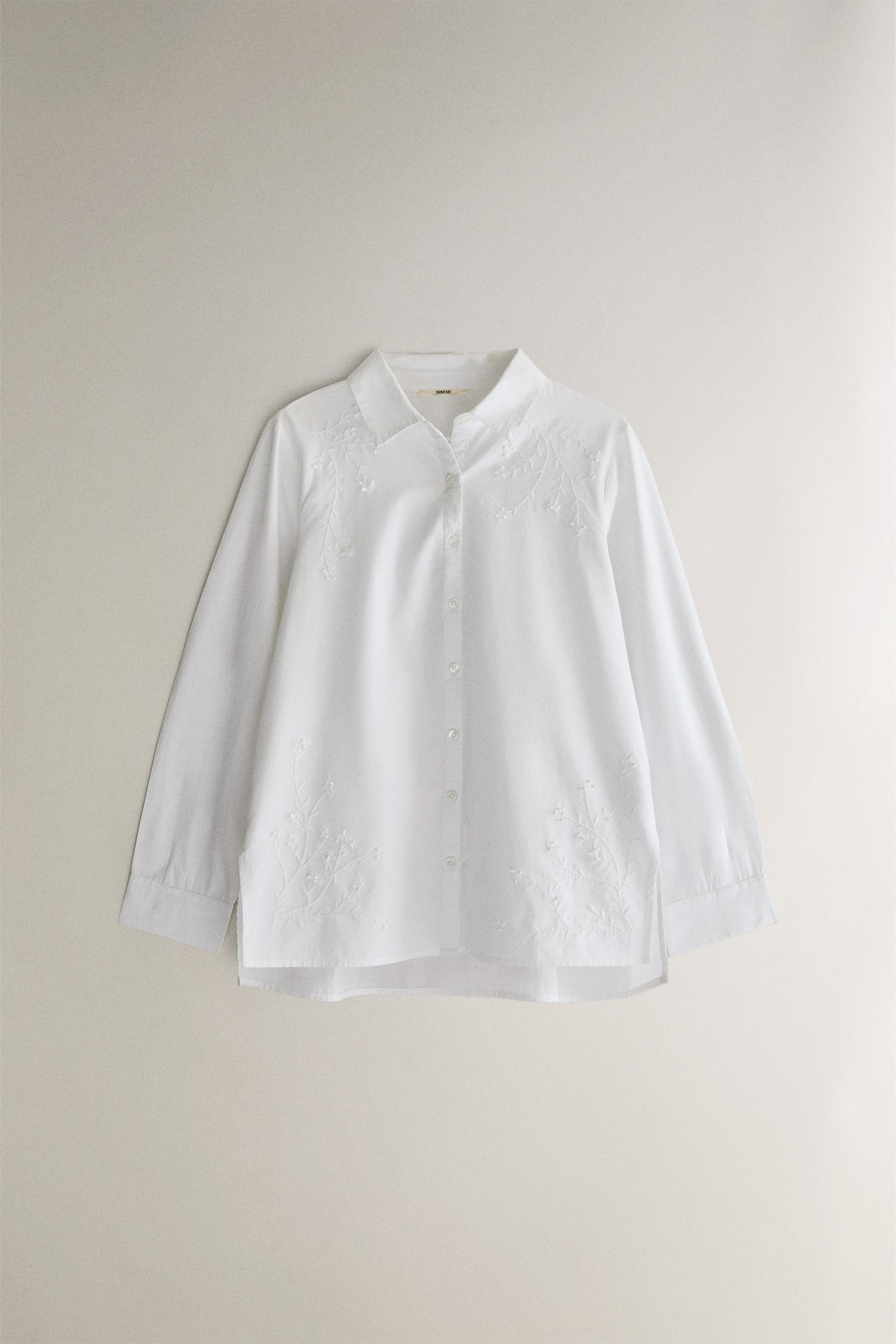 EMBROIDERED COTTON SHIRT