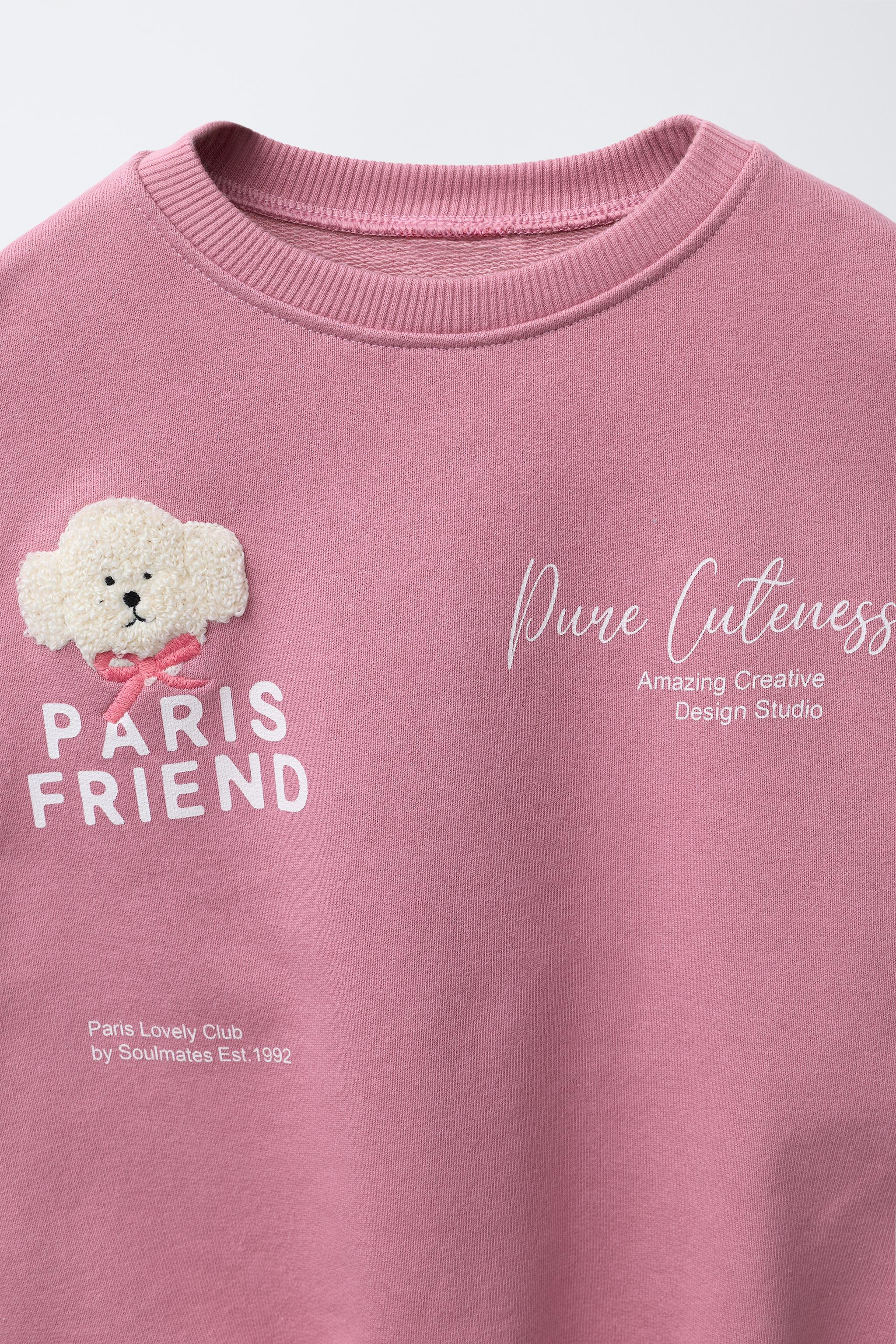 TERRY PATCH SWEATSHIRT