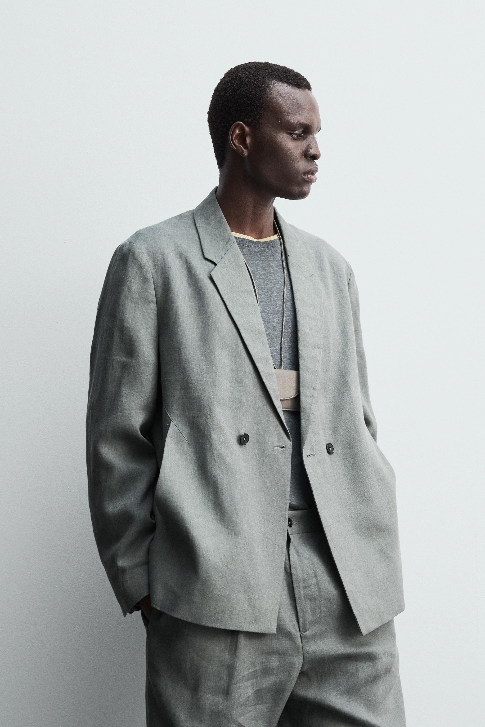 100% LINEN SUIT PANTS