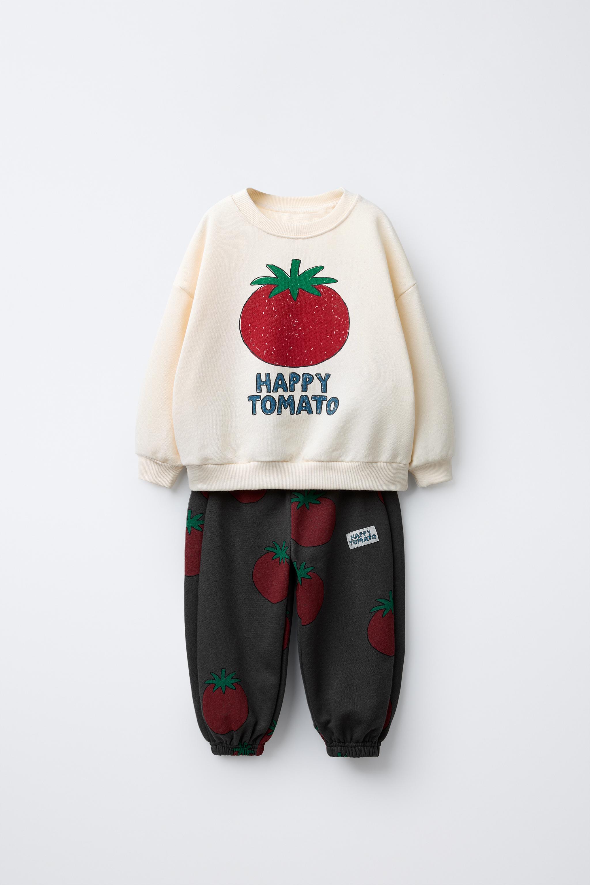 PRINTED JOGGING SWEATSHIRT AND JOGGER SET