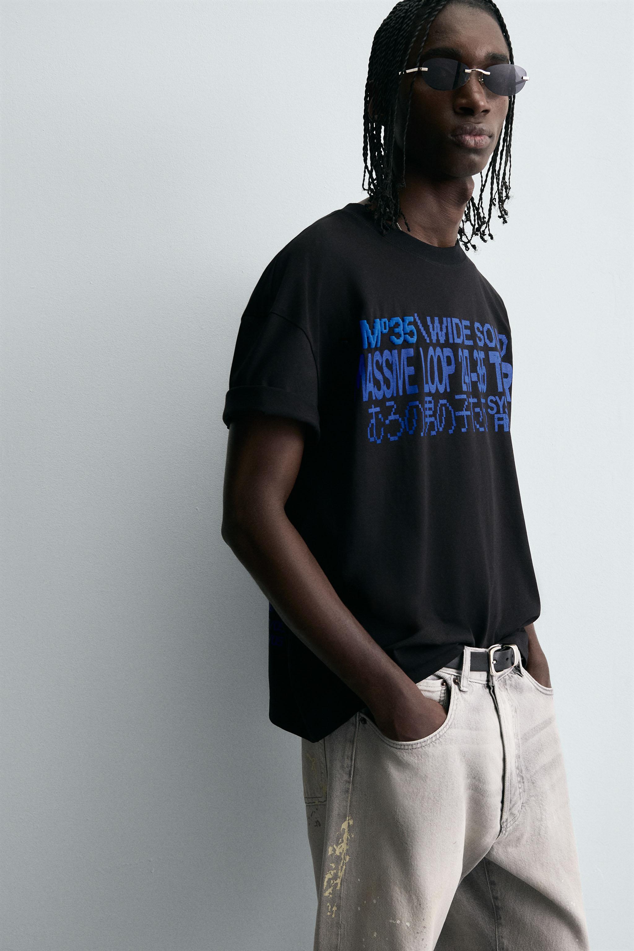 GRAPHIC TEXT T-SHIRT