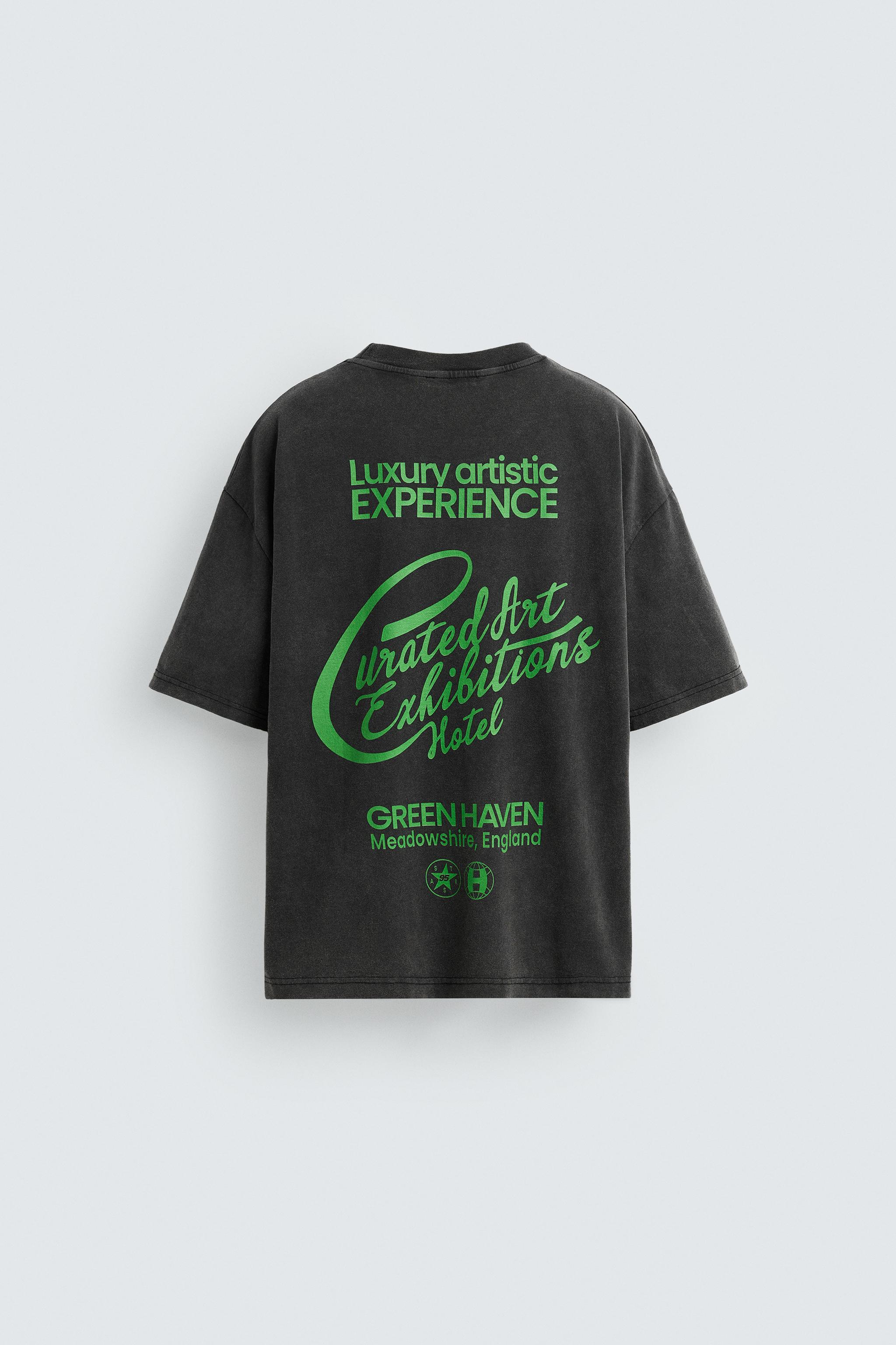 WASHED TEXT T-SHIRT
