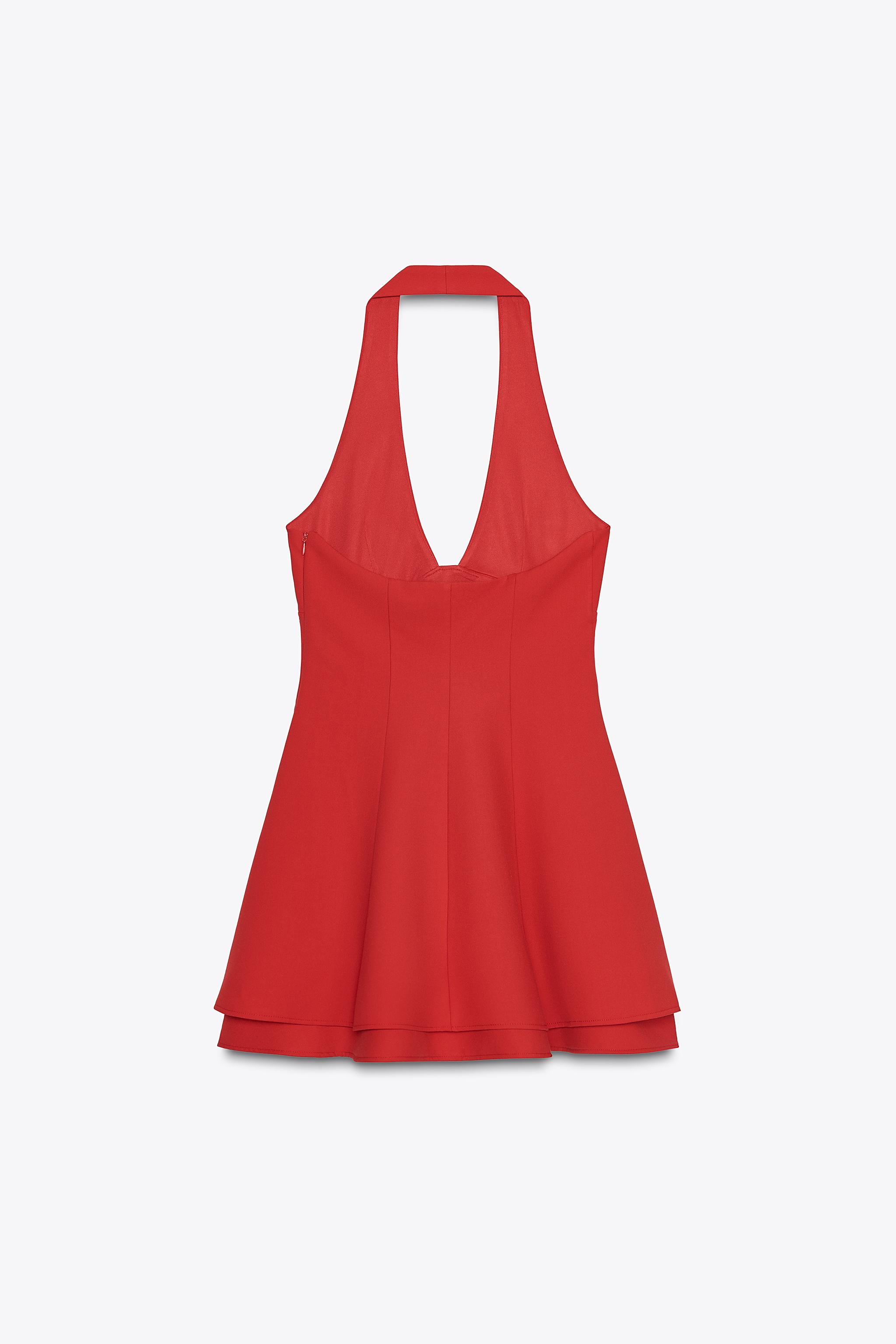 HALTER TWO-LAYER DRESS