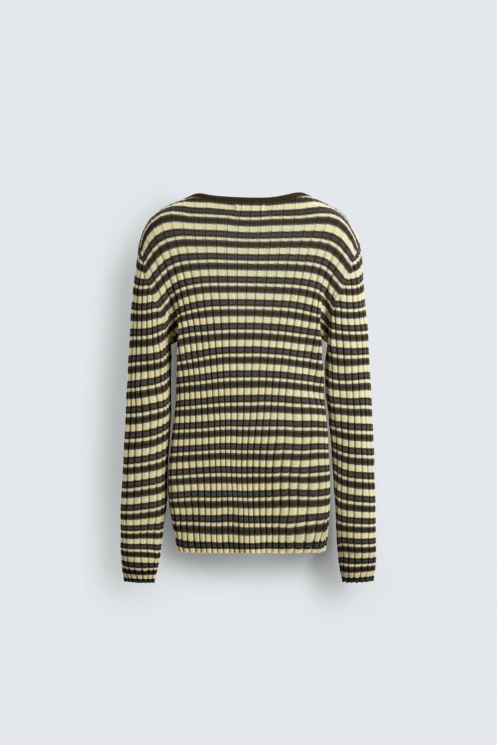 STRIPED JACQUARD SWEATER