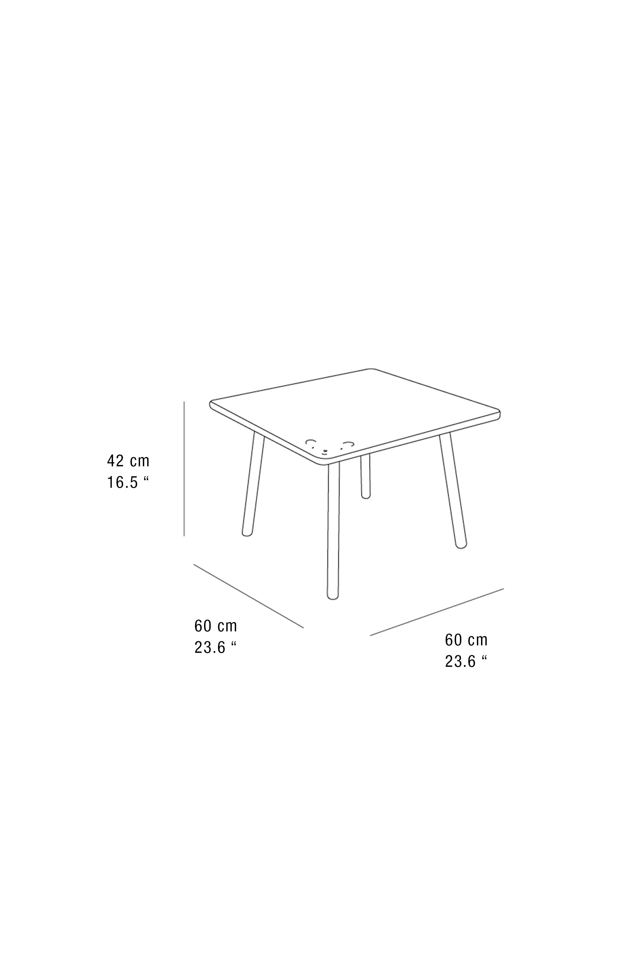BEAR WOODEN TABLE