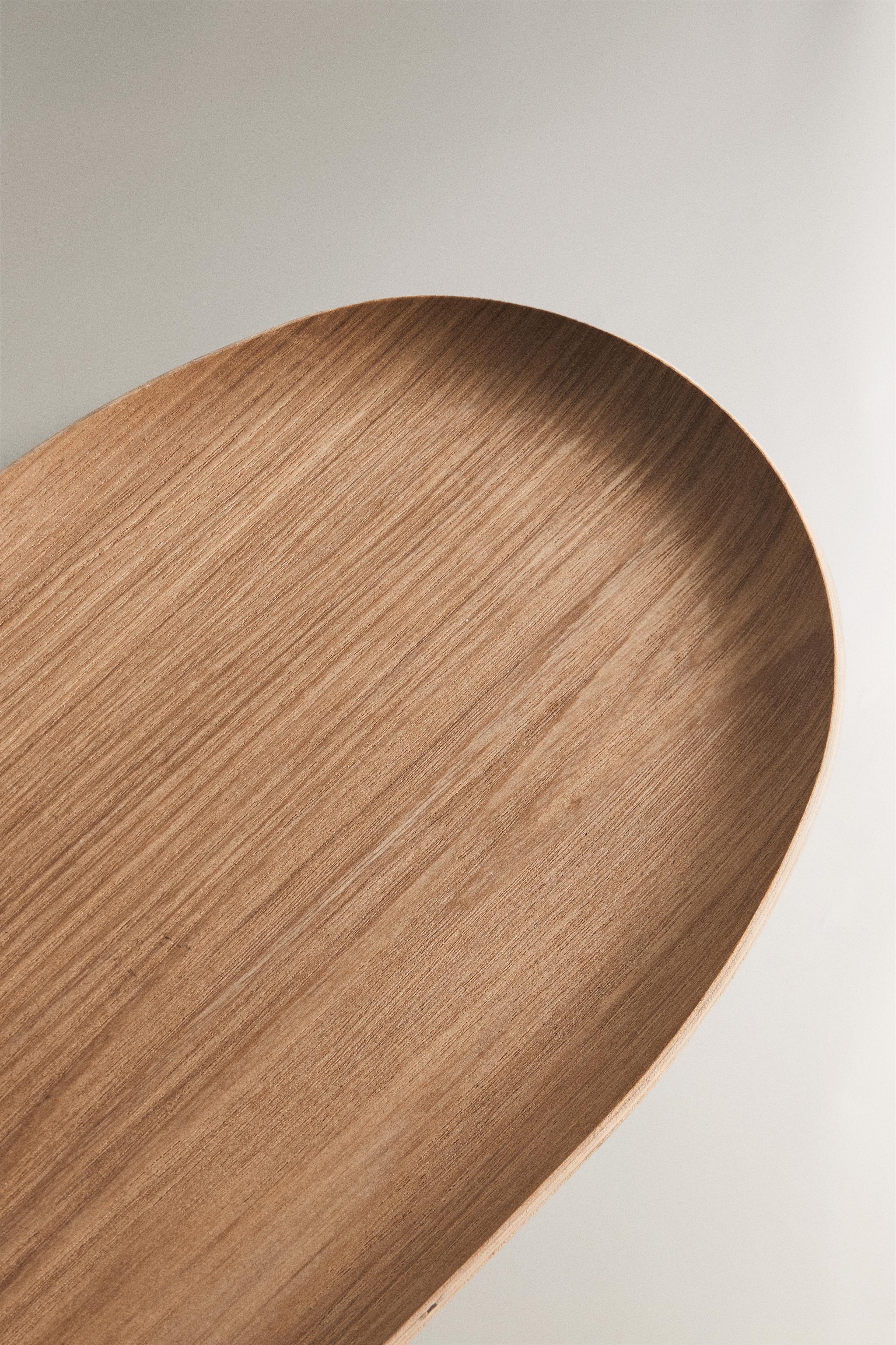 OVAL WOODEN TRAY