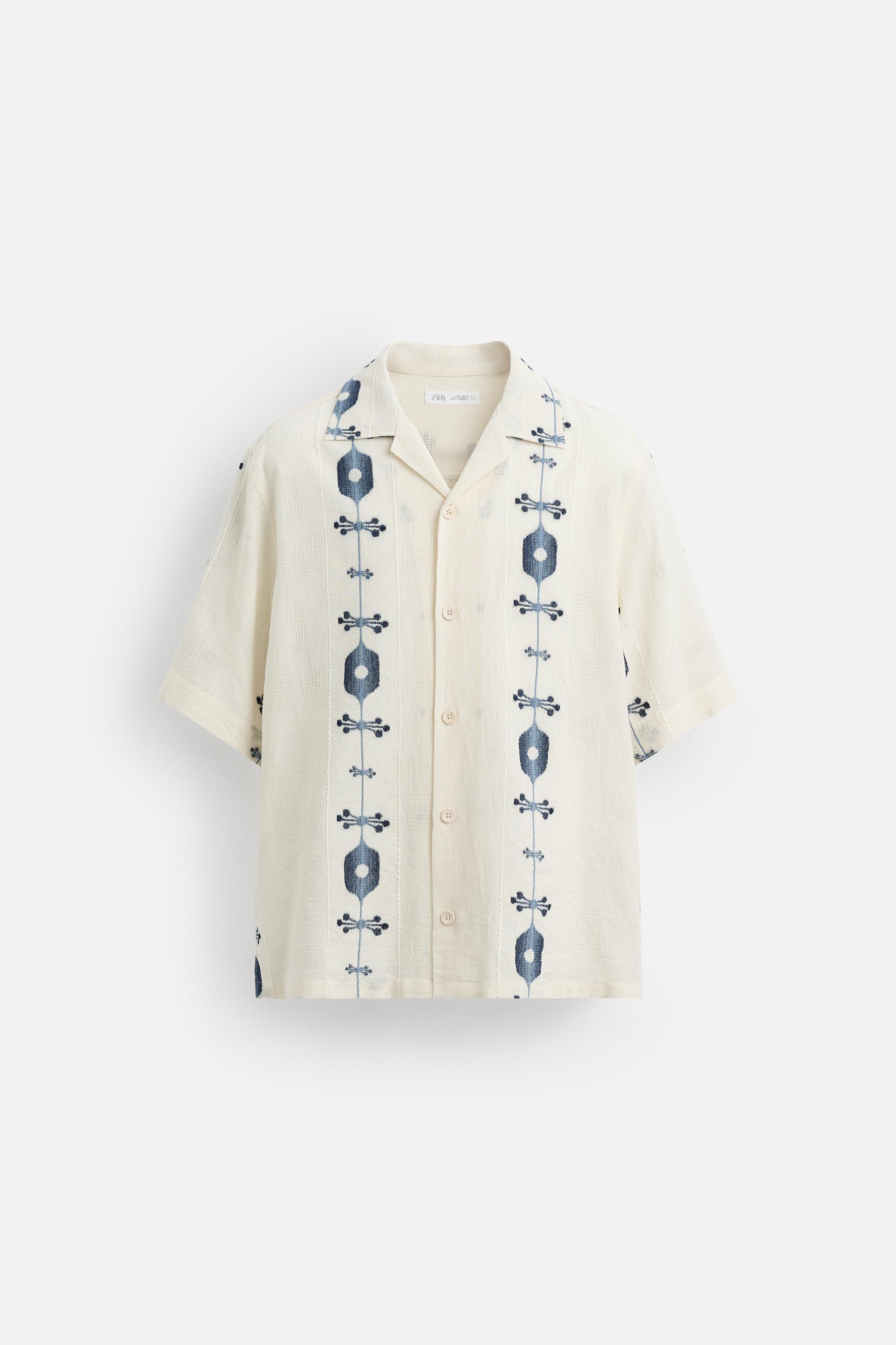 CONTRAST JACQUARD SHIRT