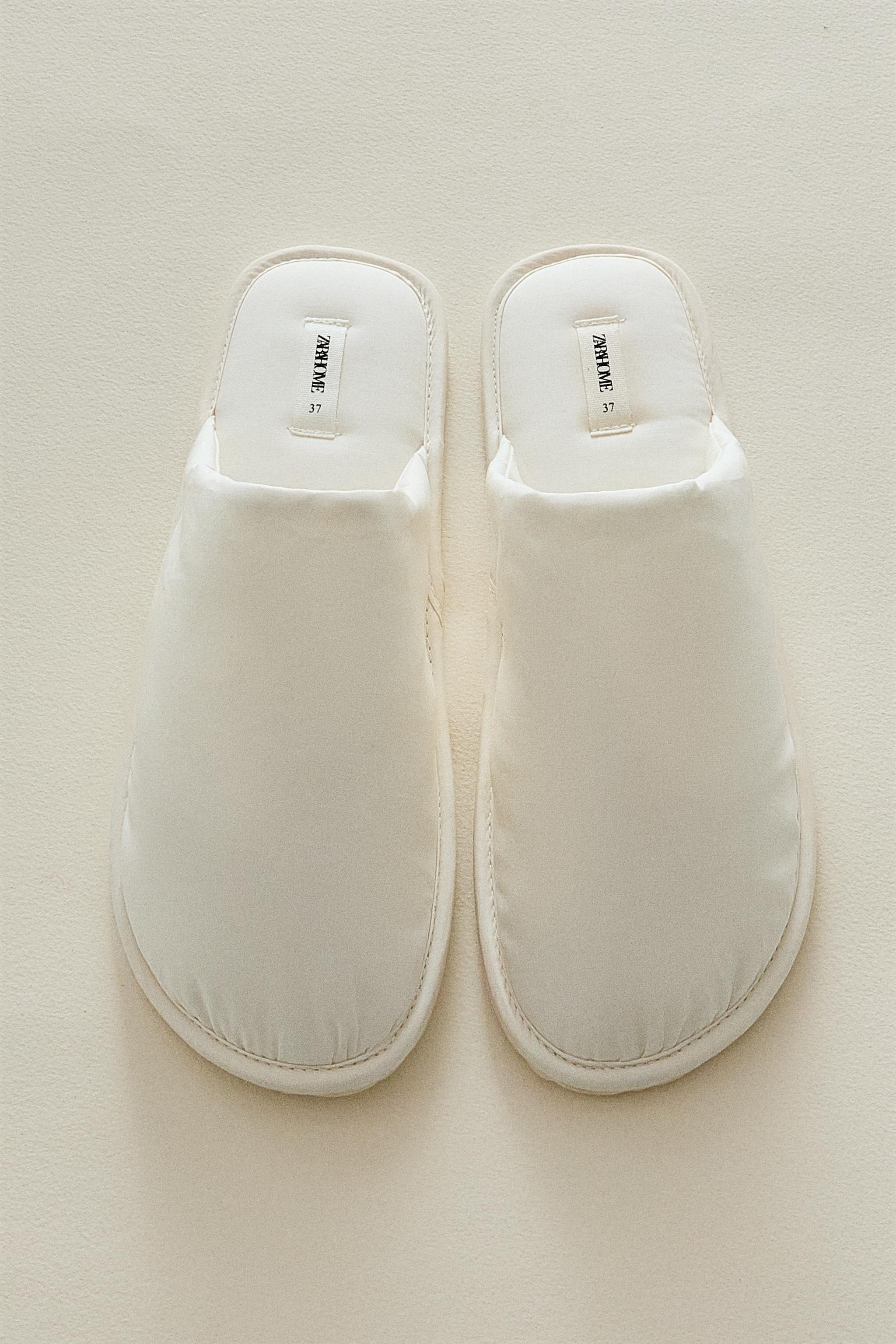 TECHNICAL FABRIC MULE SLIPPERS