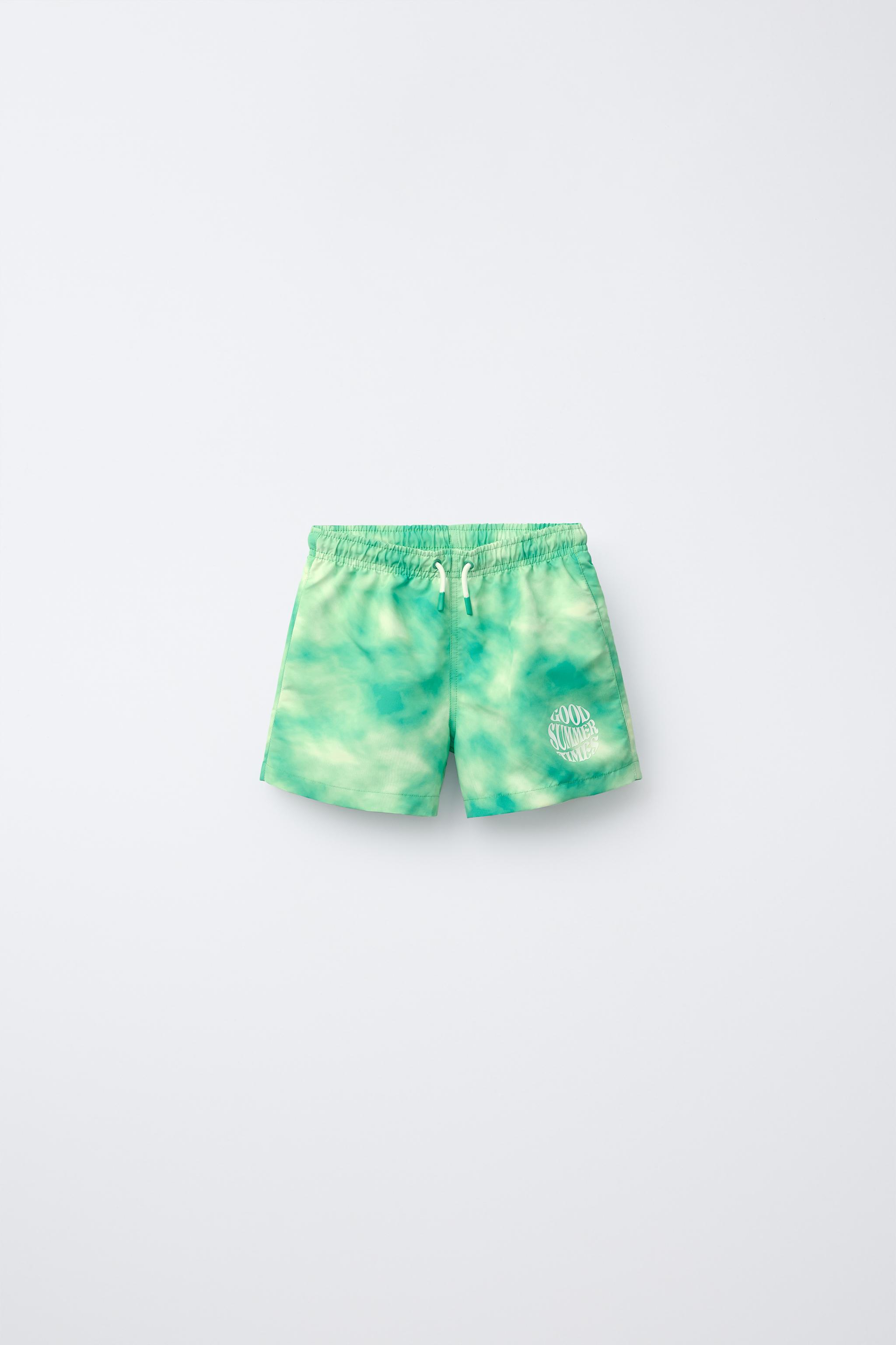 2-6 YEARS/TIE-DYE SWIM SHORTS