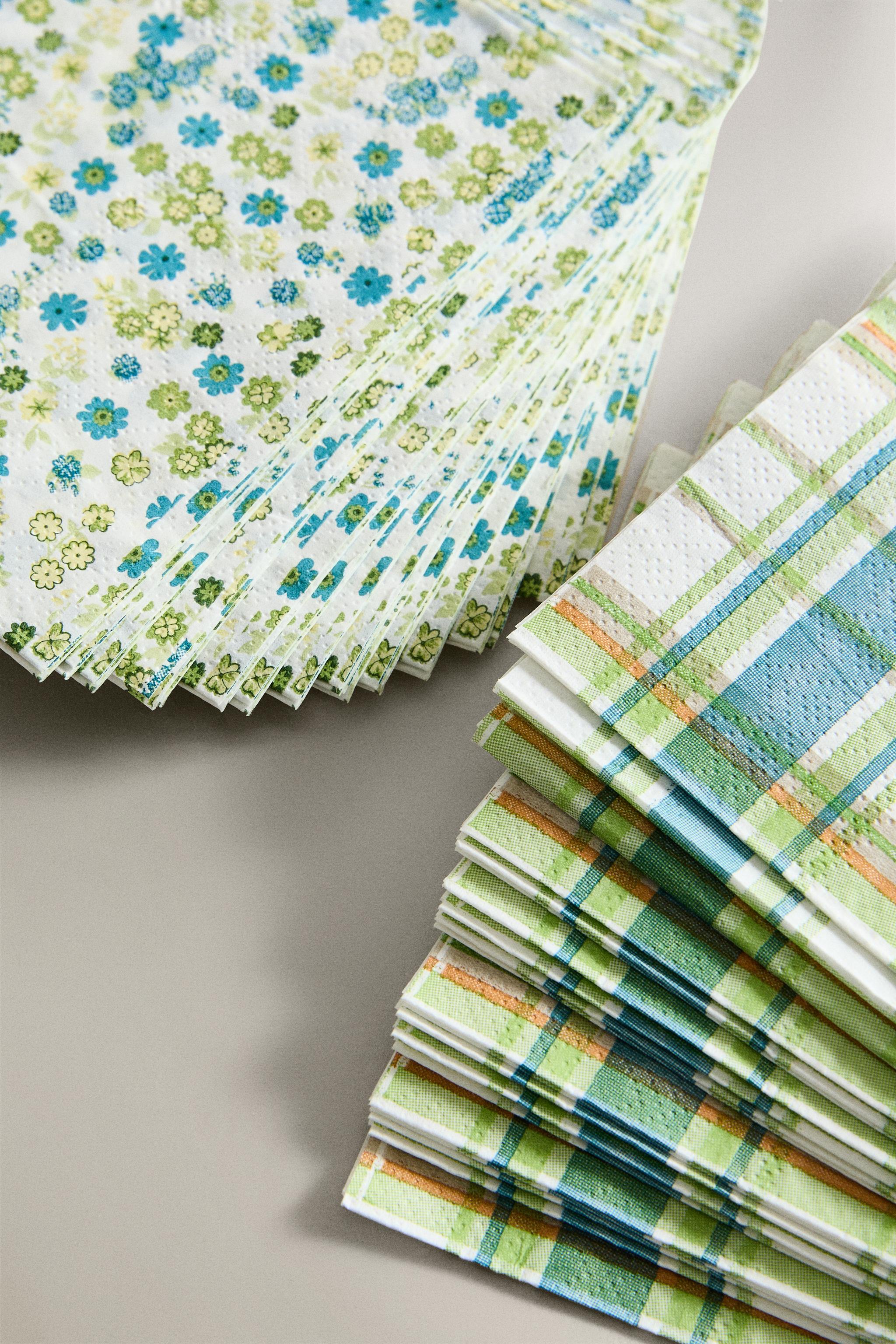 SET OF PRINTED PAPER NAPKINS (SET OF 30)