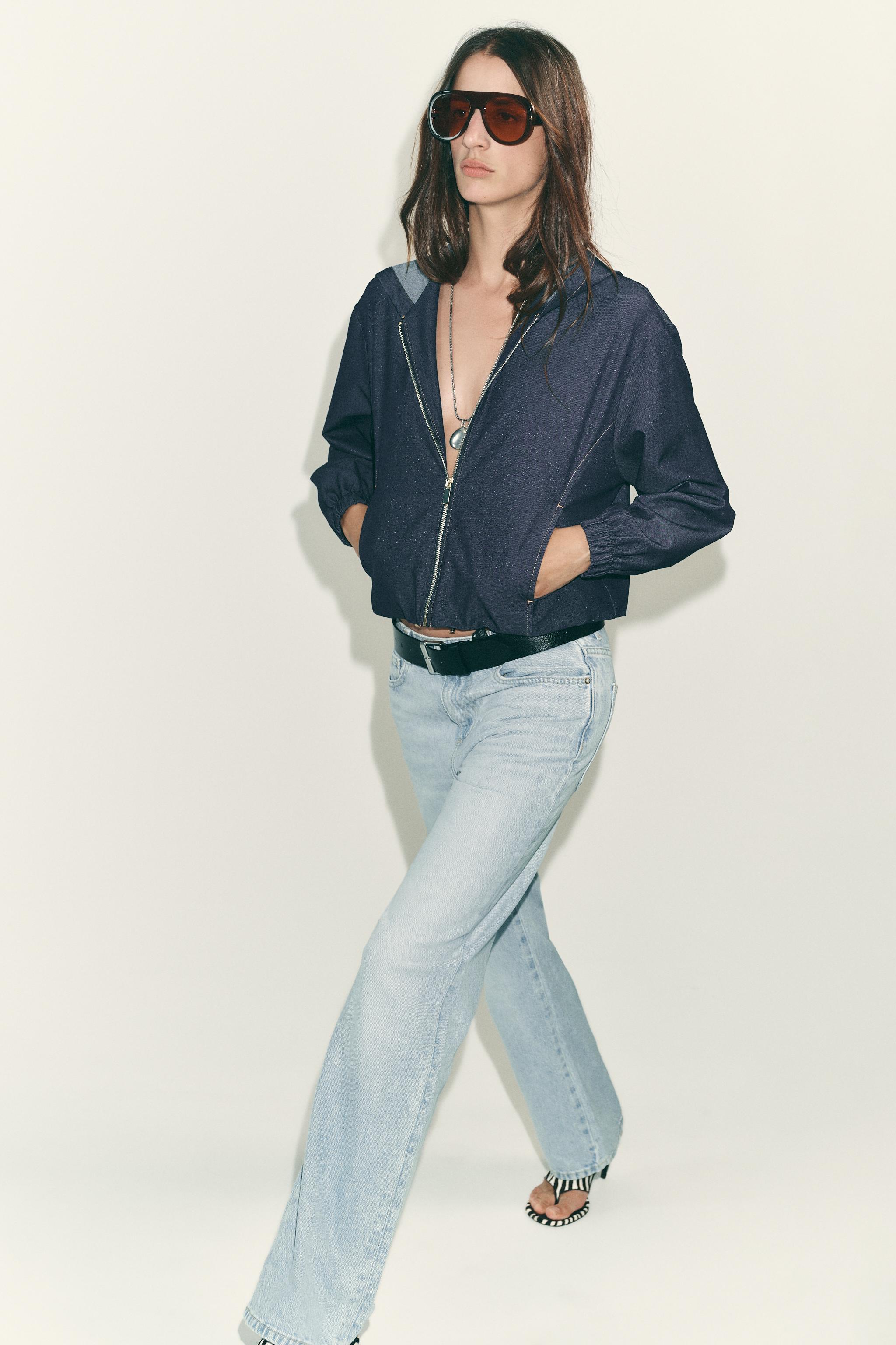 HOODED BOMBER JACKET