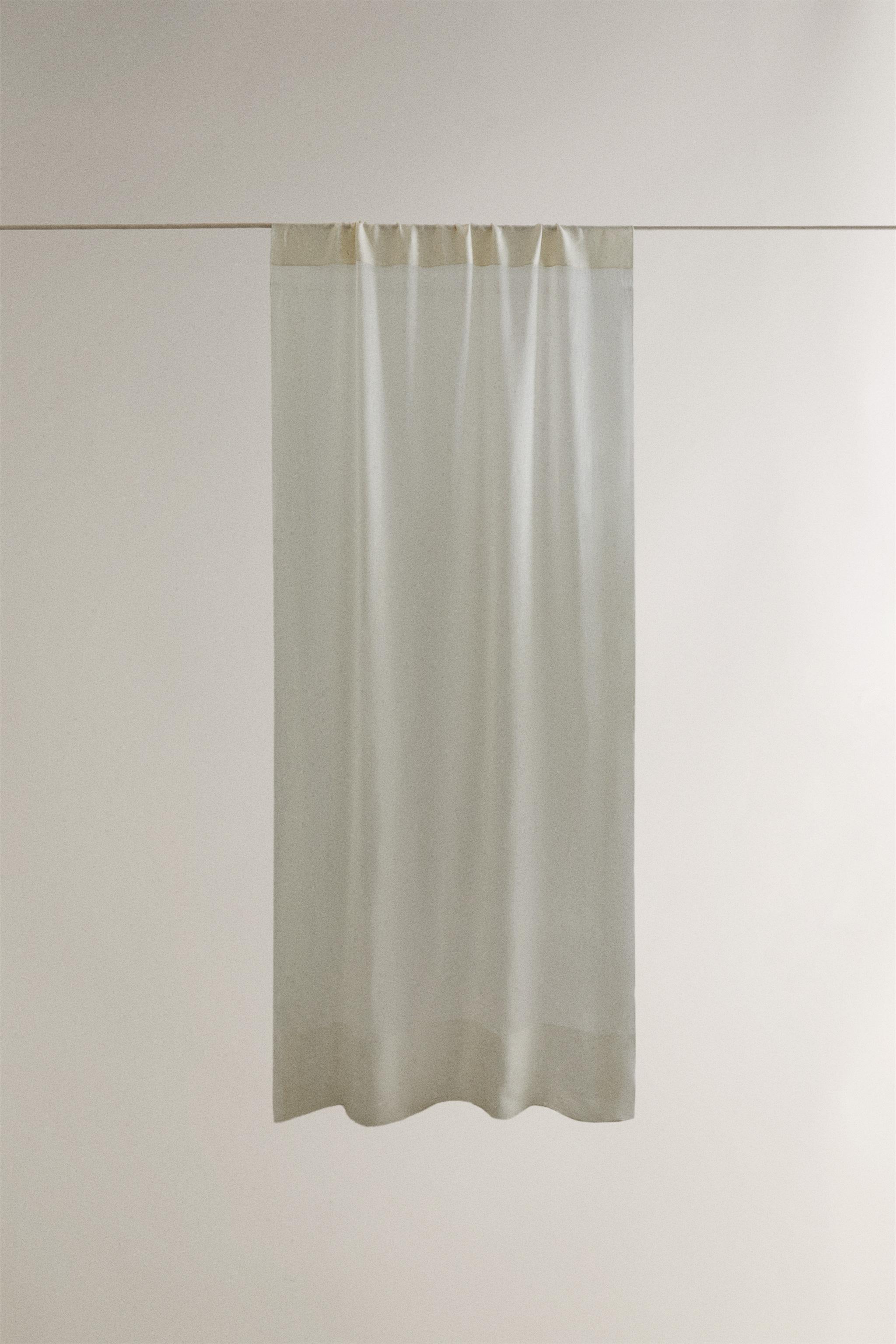 LOW OPACITY LINEN CURTAIN