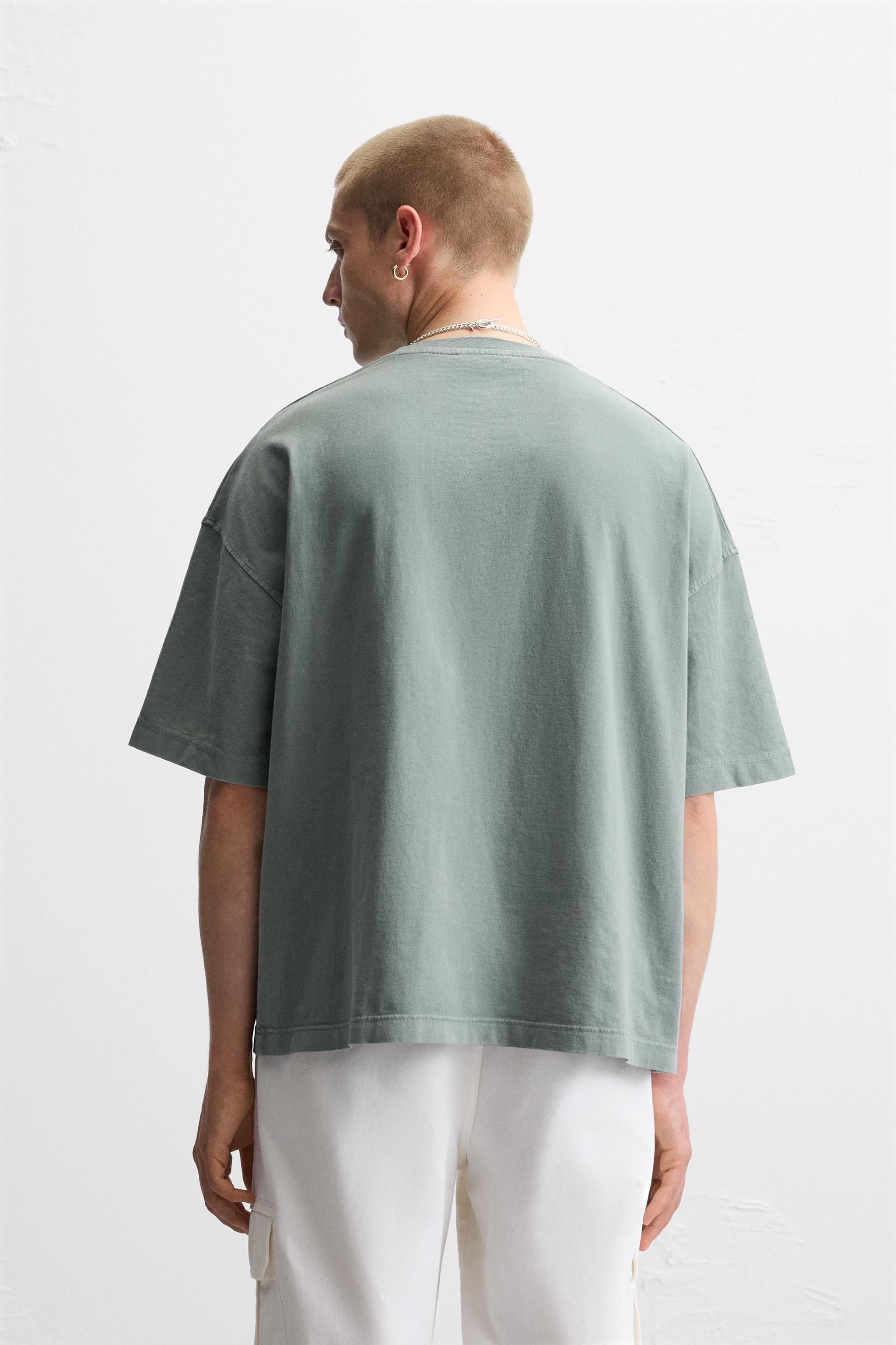 LIGHTWEIGHT WASHED BOXY FIT T-SHIRT