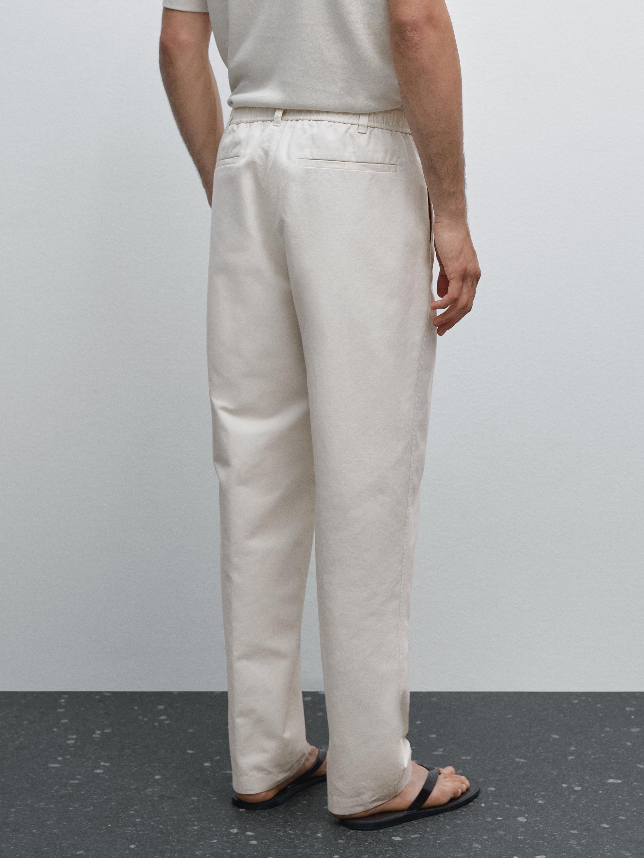 Cotton blend joggers