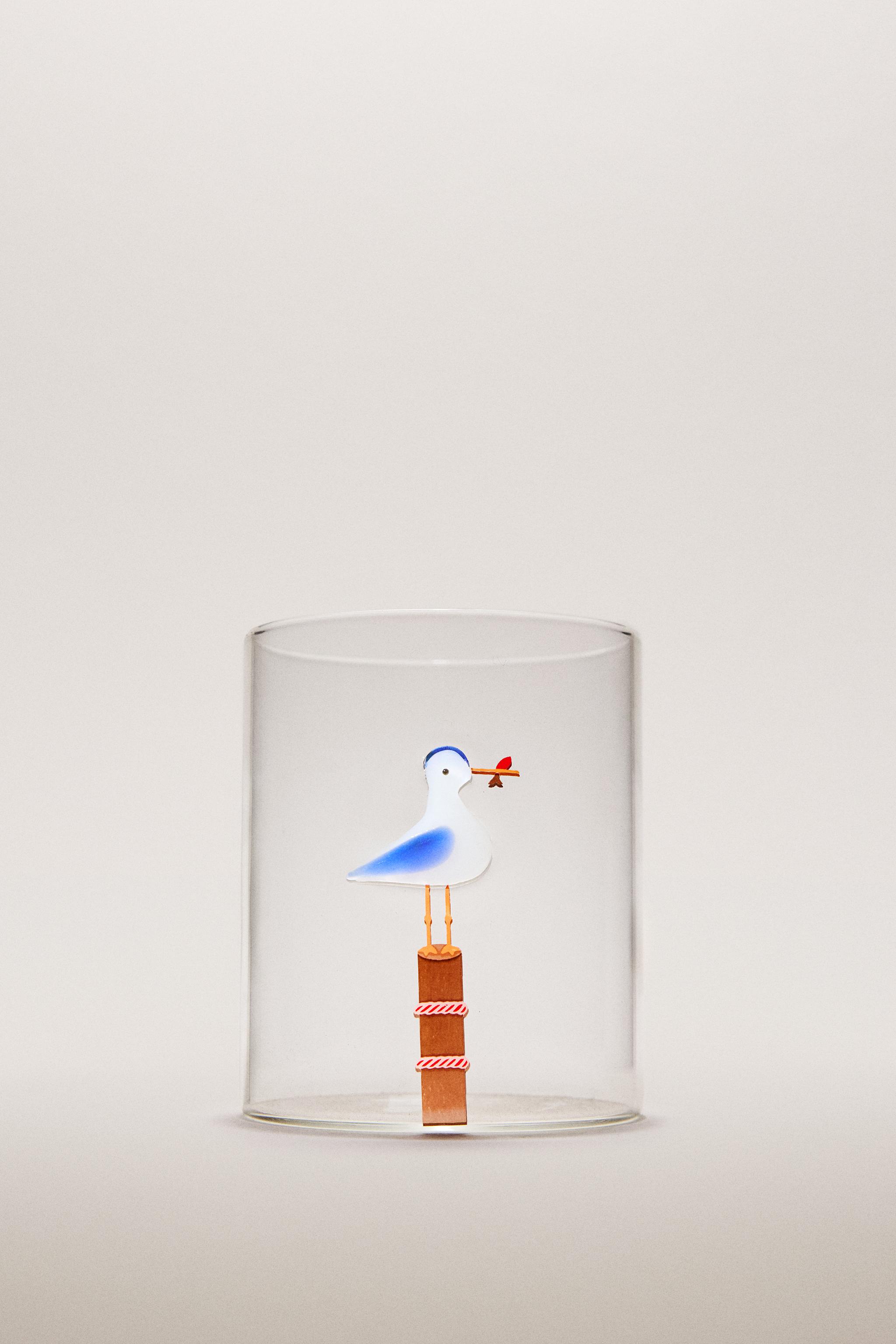 BOROSILICATE GLASS TUMBLER WITH ANIMAL