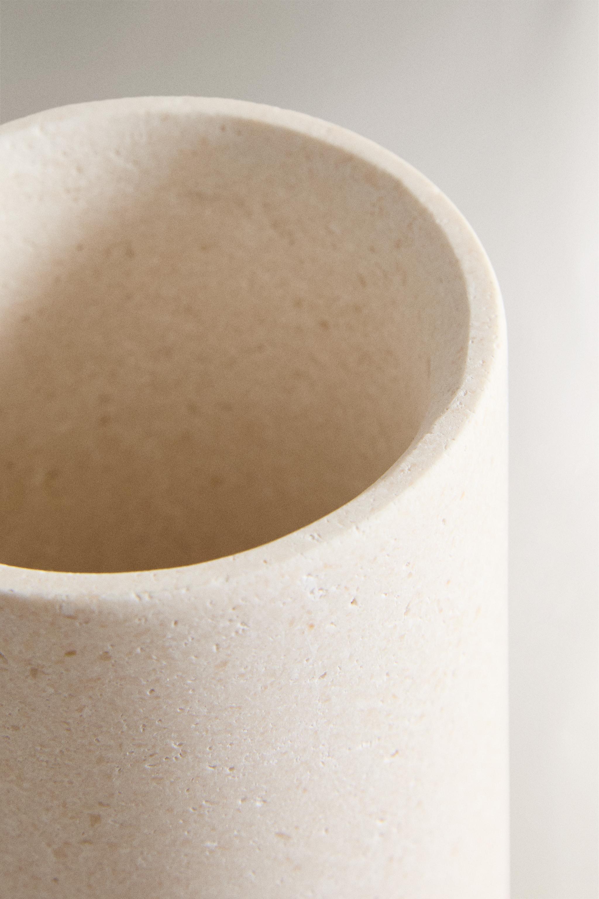 WHITE MARBLE TOOTHBRUSH HOLDER