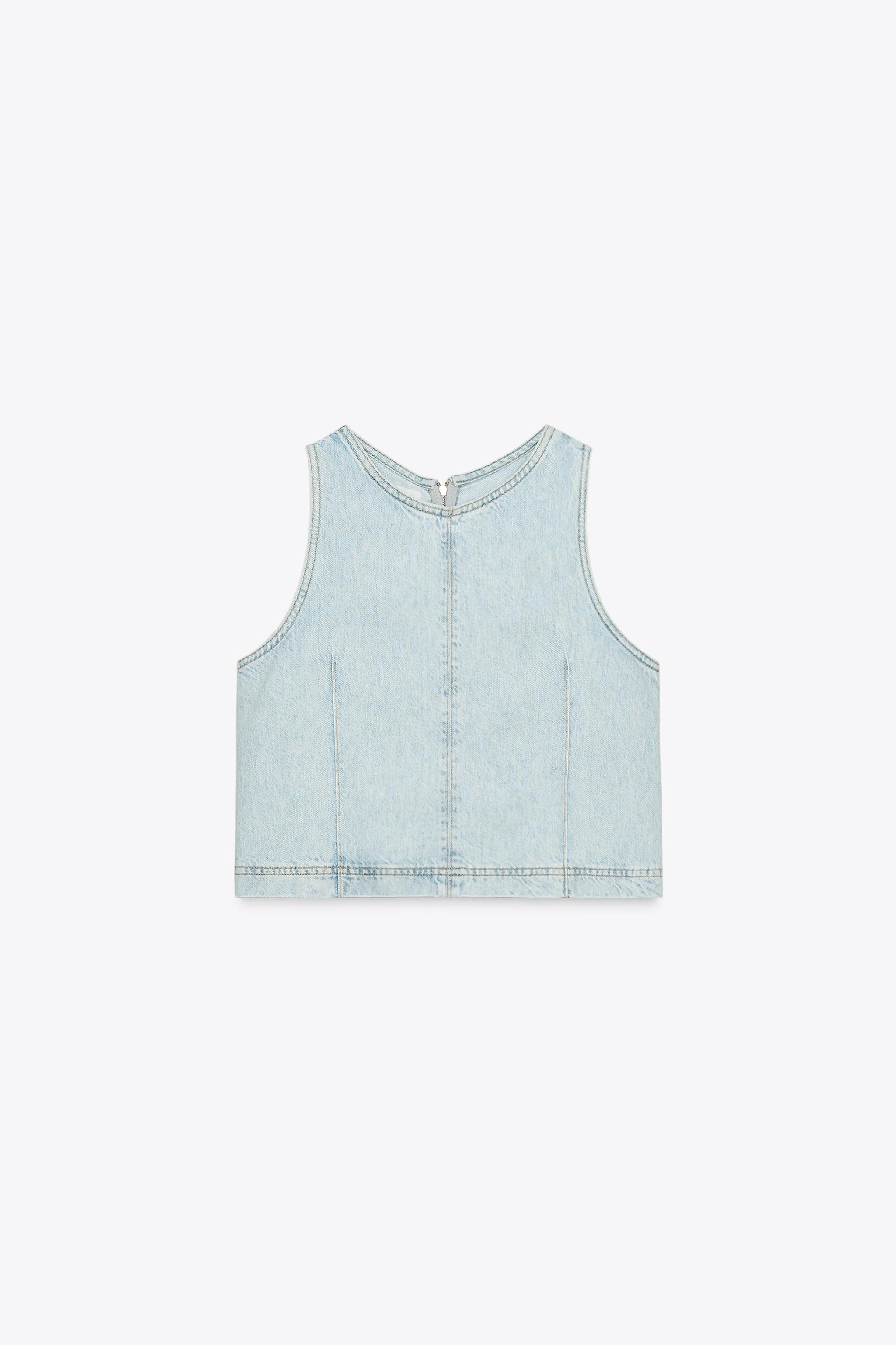 Z1975 SHORT DENIM TOP