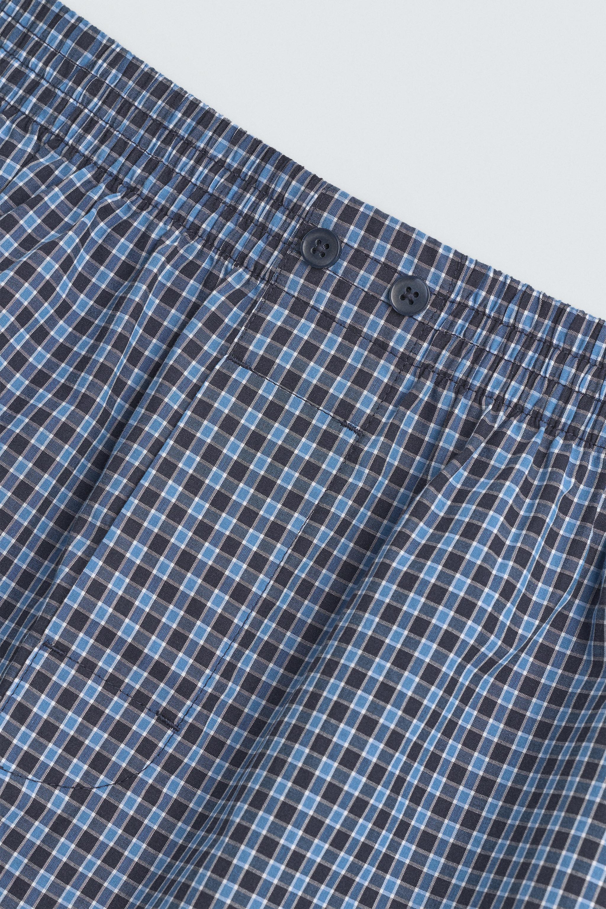 LIMITED EDITION CHECKERED POPLIN BOXERS