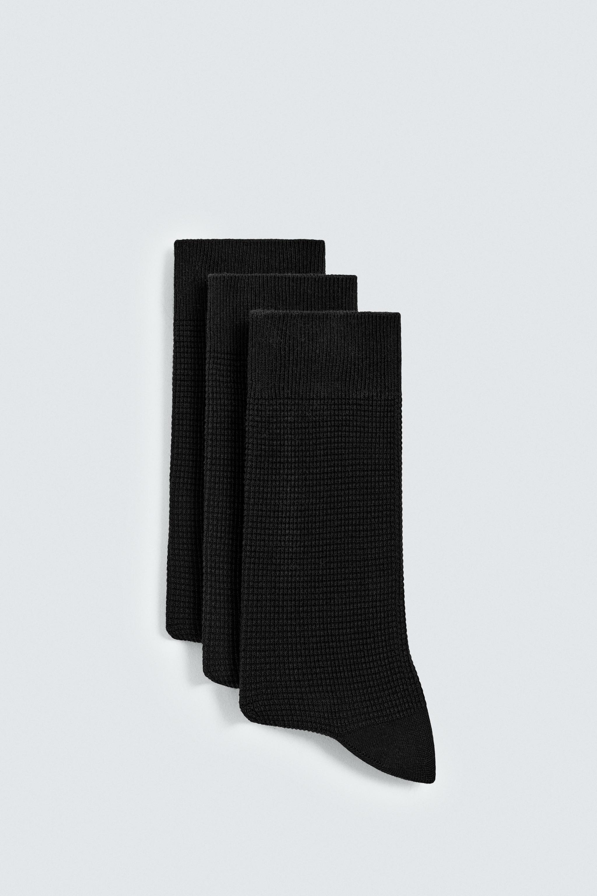 THREE-PACK OF CHECK SOCKS