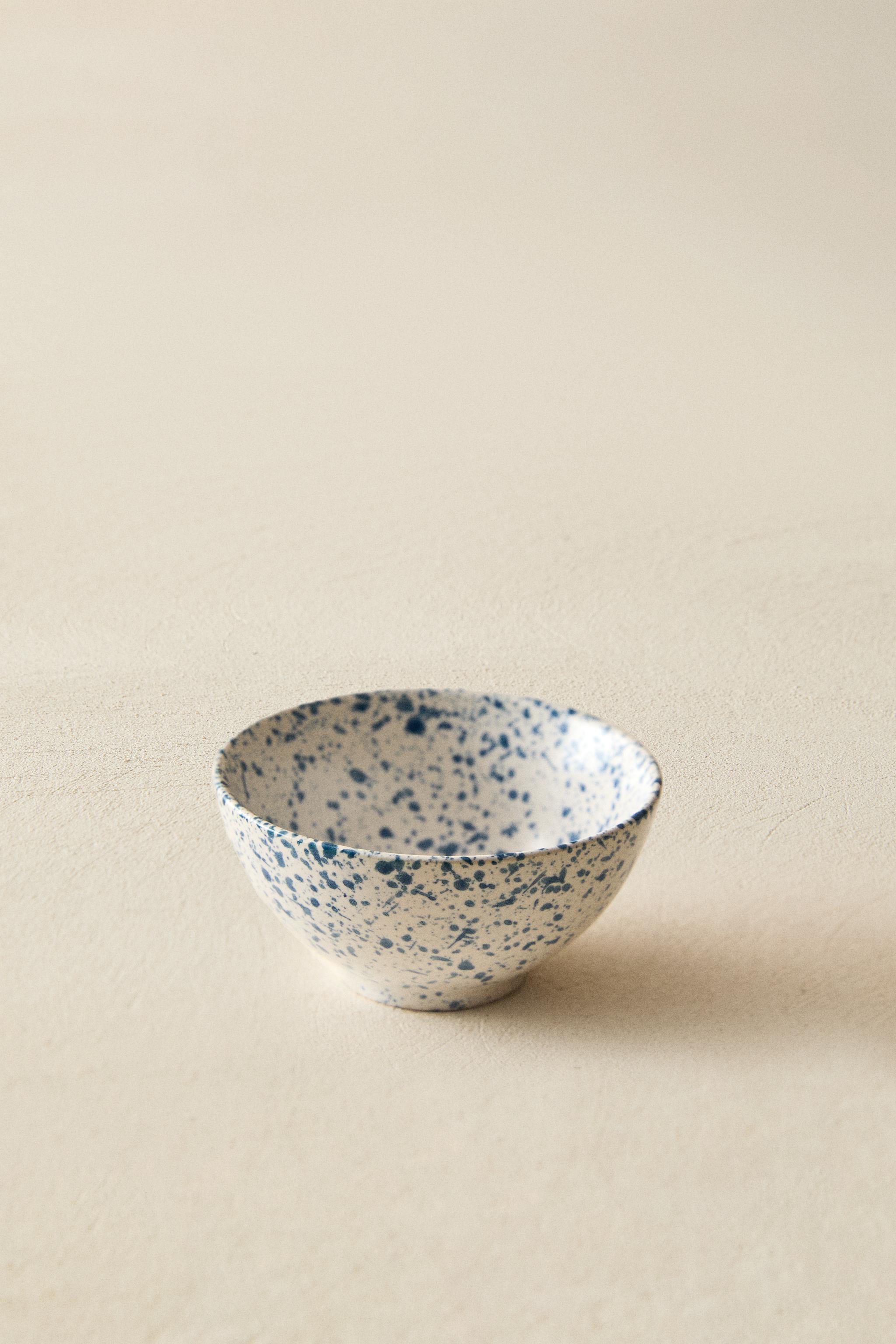 SPECKLED MINI STONEWARE BOWL