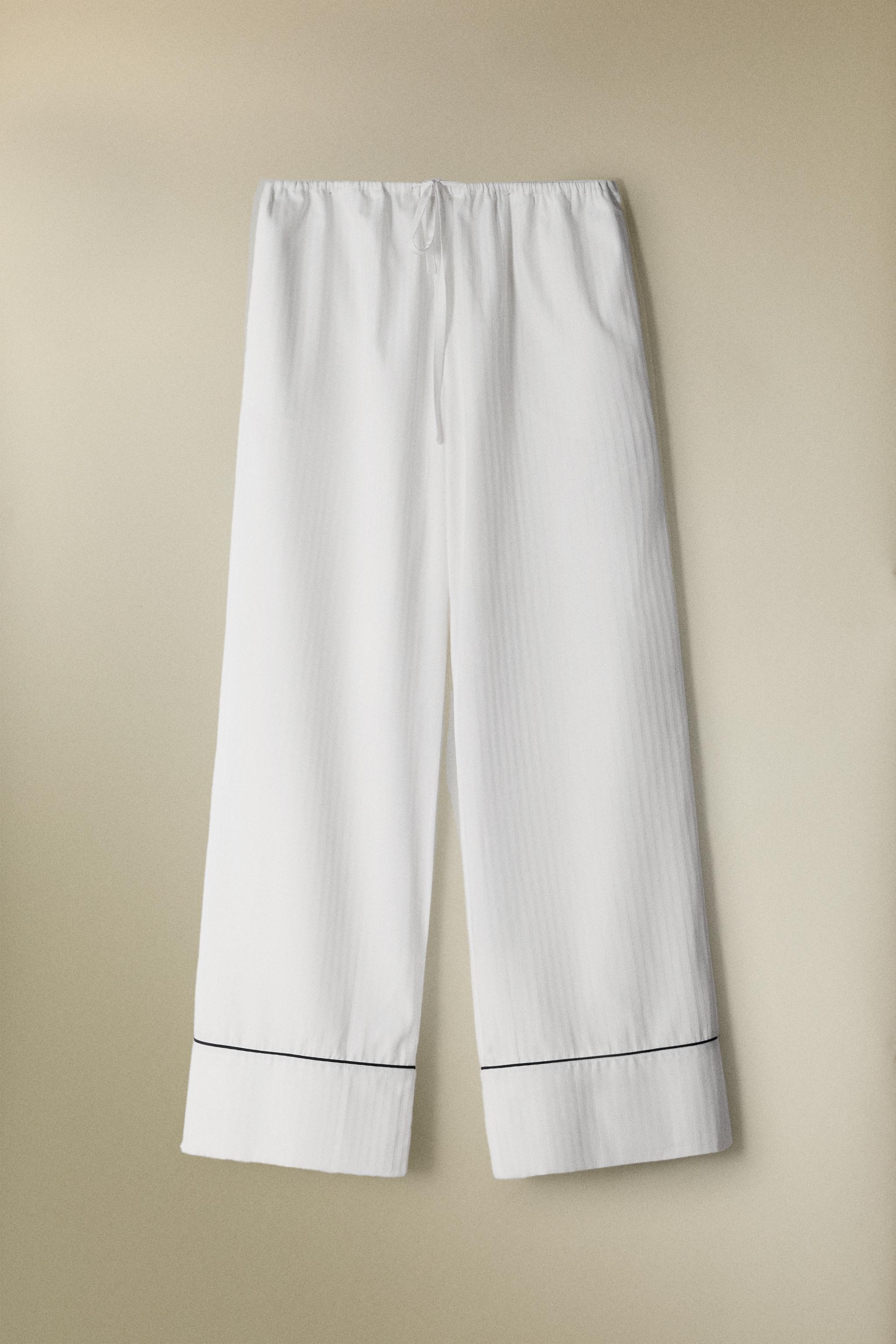 STRIPED JACQUARD PANTS