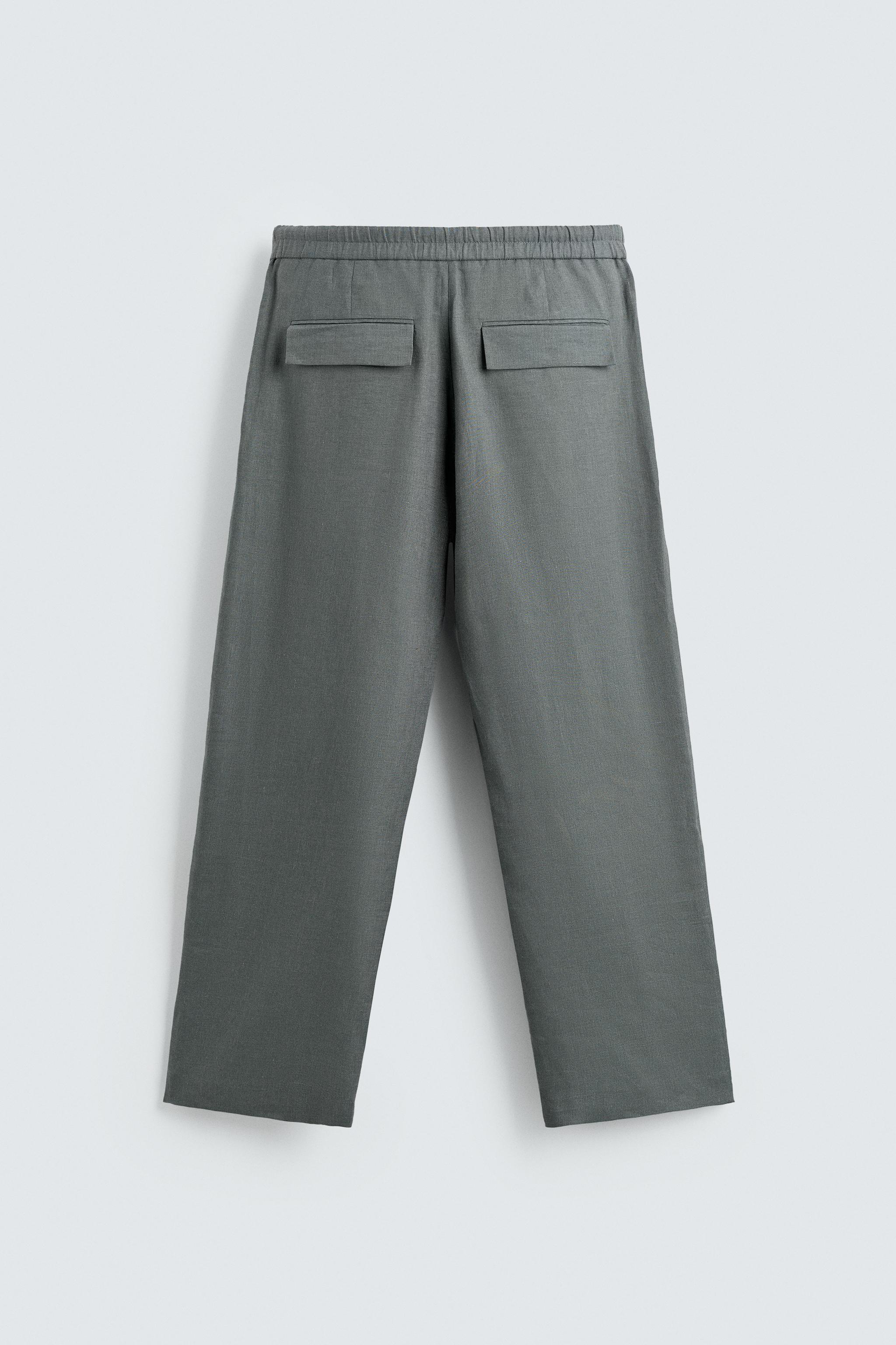 100% LINEN SUIT PANTS