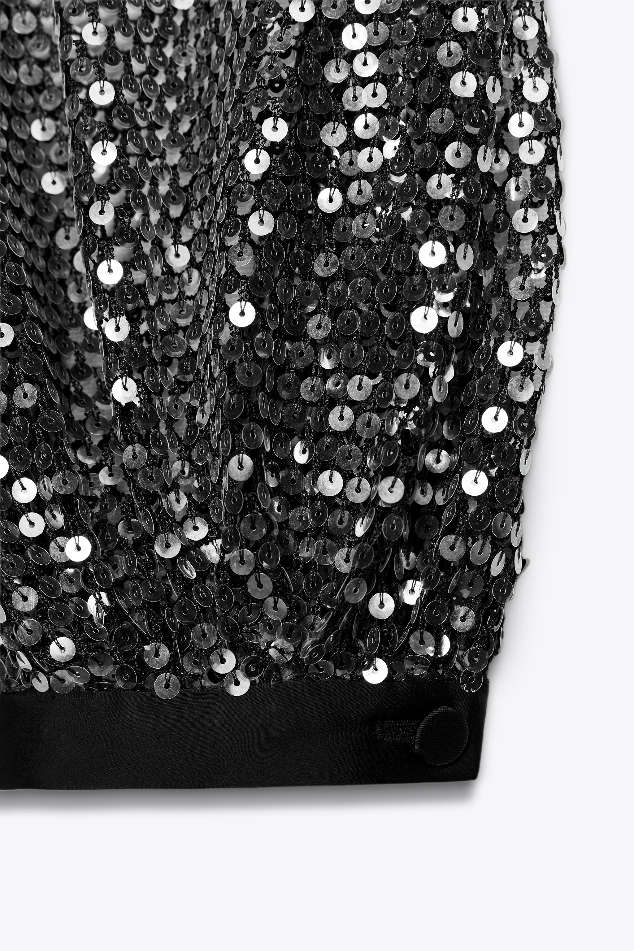 ZW COLLECTION SEQUIN BALLOON PANTS